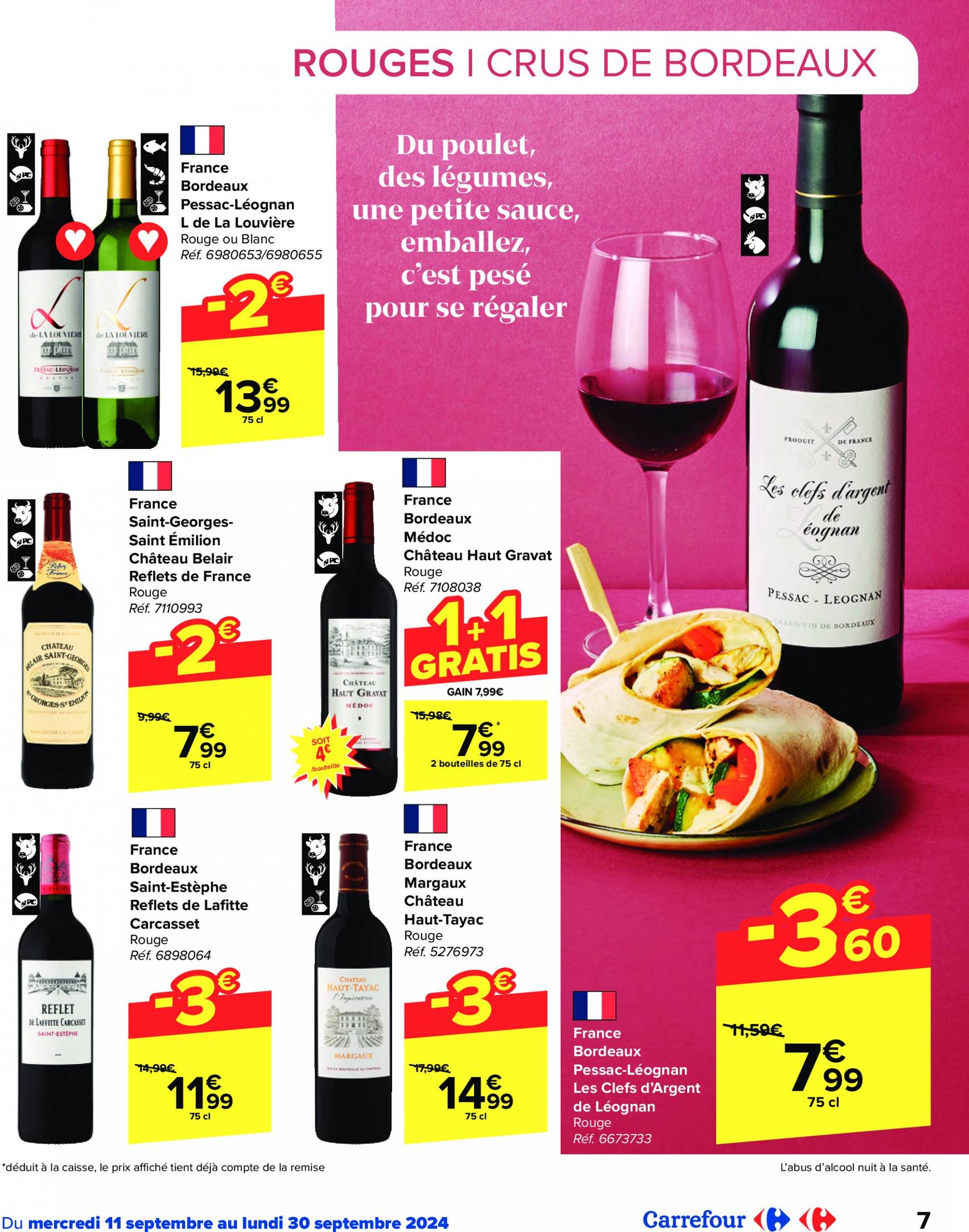 carrefour - Carrefour - Foire aux Vins folder huidig 11.09. - 30.09. - page: 7