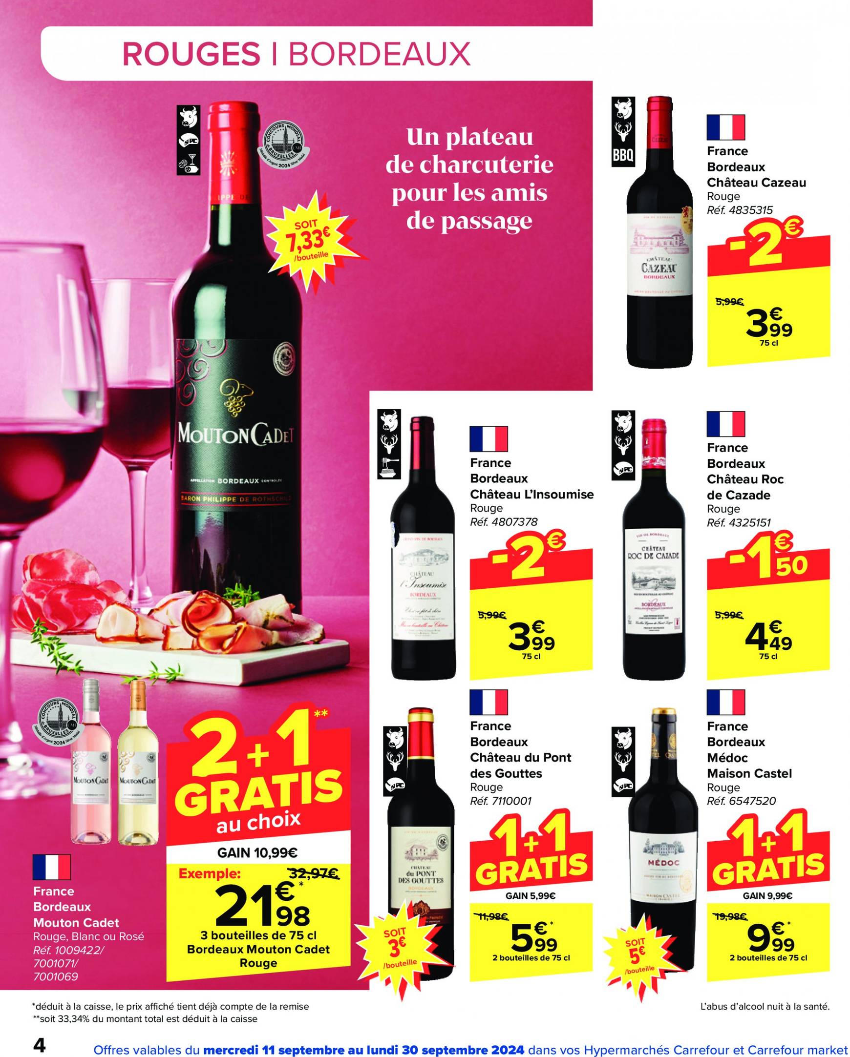 carrefour - Carrefour - Foire aux Vins folder huidig 11.09. - 30.09. - page: 4