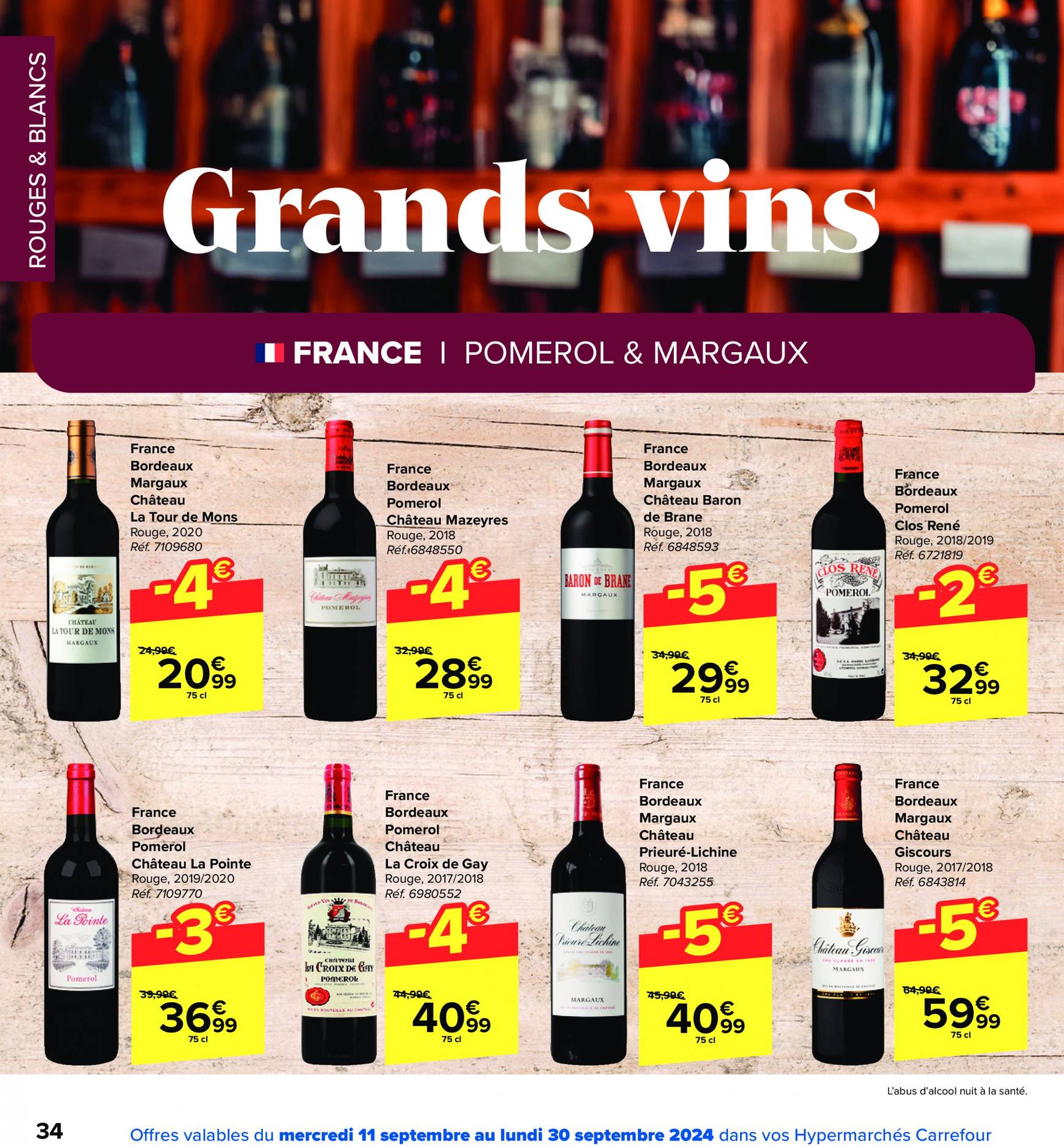 carrefour - Carrefour - Foire aux Vins folder huidig 11.09. - 30.09. - page: 34