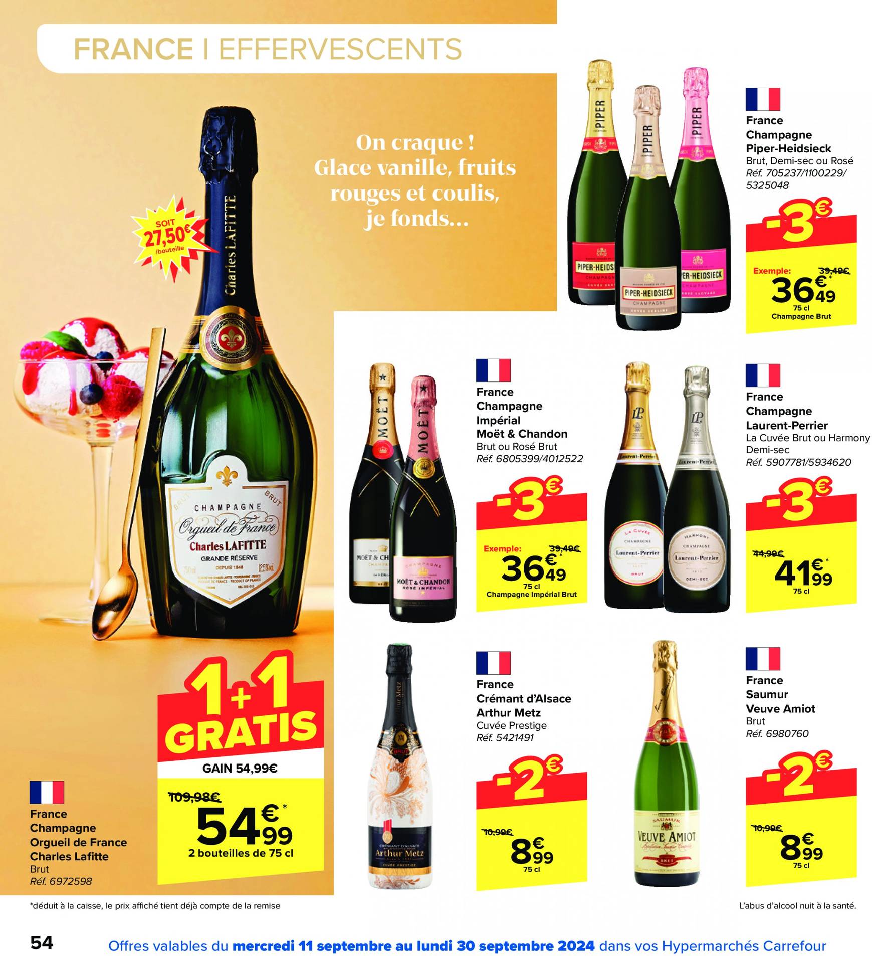 carrefour - Carrefour - Foire aux Vins folder huidig 11.09. - 30.09. - page: 54