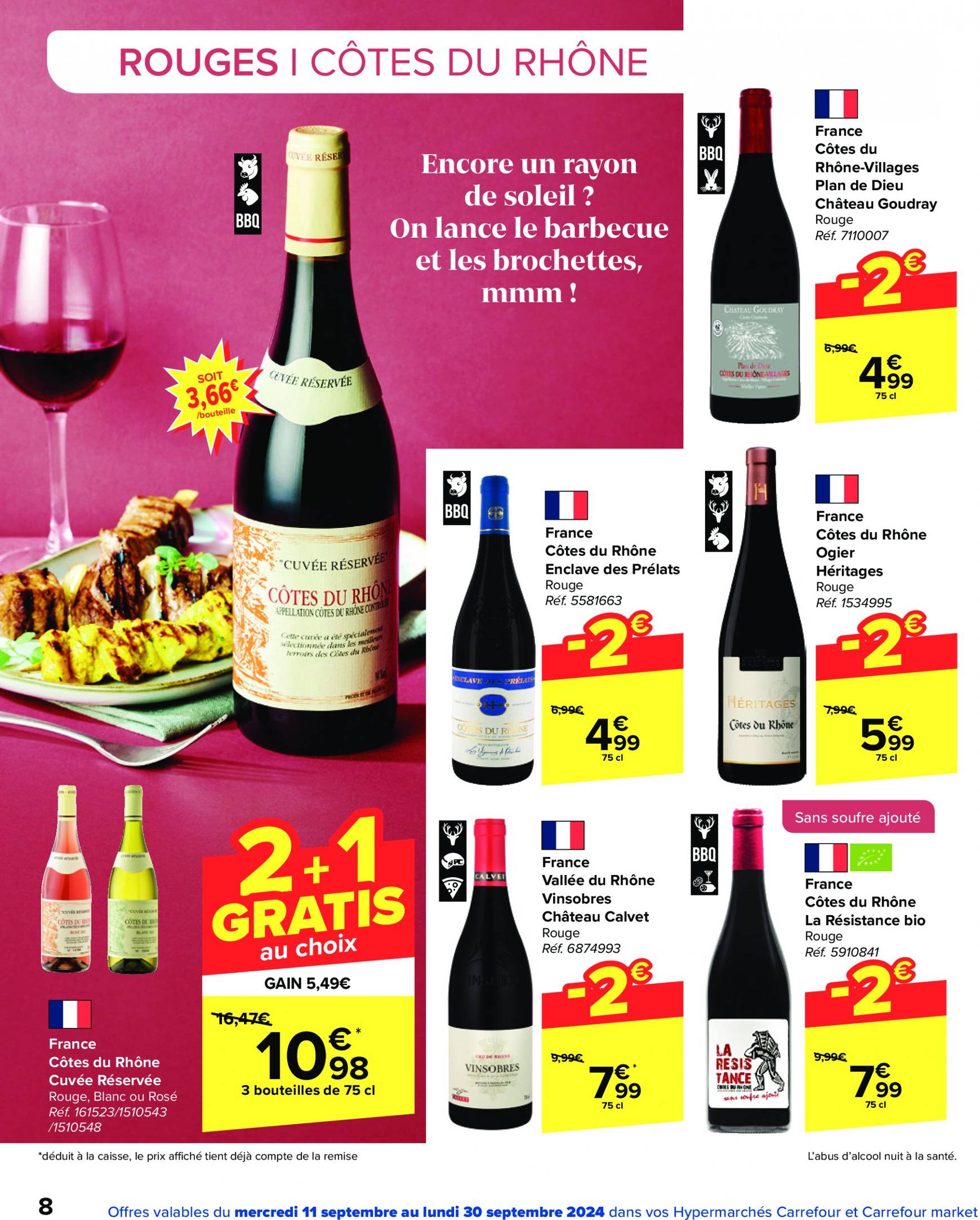 carrefour - Carrefour - Foire aux Vins folder huidig 11.09. - 30.09. - page: 8