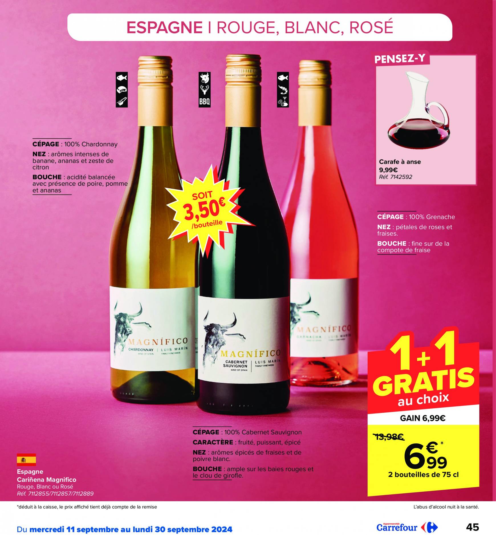 carrefour - Carrefour - Foire aux Vins folder huidig 11.09. - 30.09. - page: 45