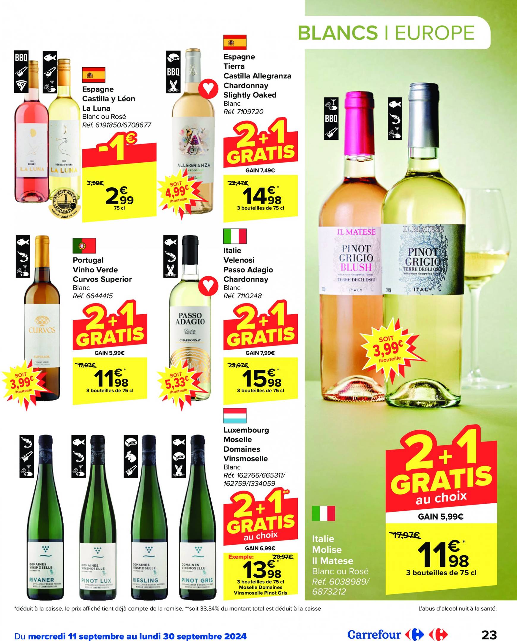 carrefour - Carrefour - Foire aux Vins folder huidig 11.09. - 30.09. - page: 23