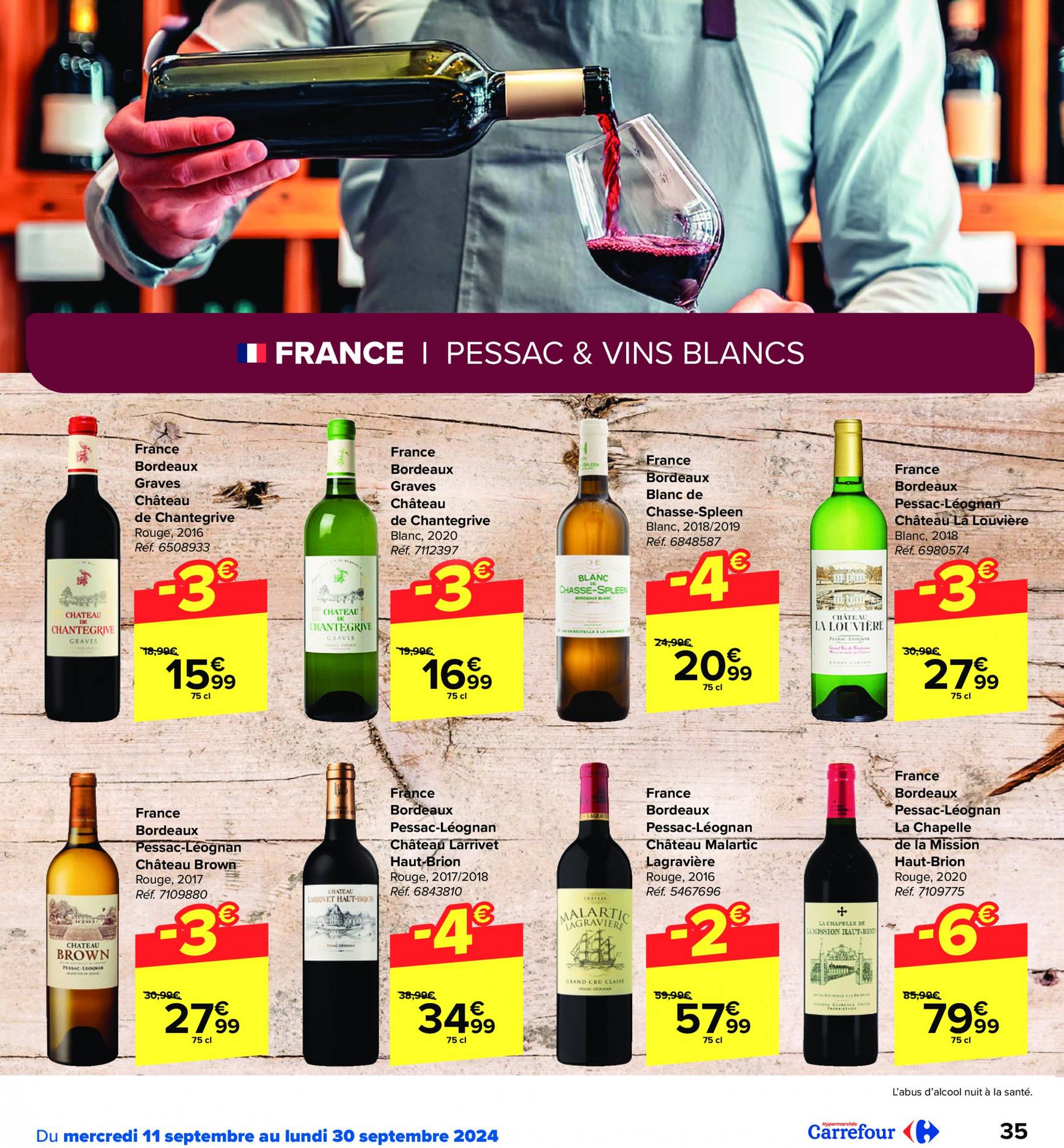 carrefour - Carrefour - Foire aux Vins folder huidig 11.09. - 30.09. - page: 35