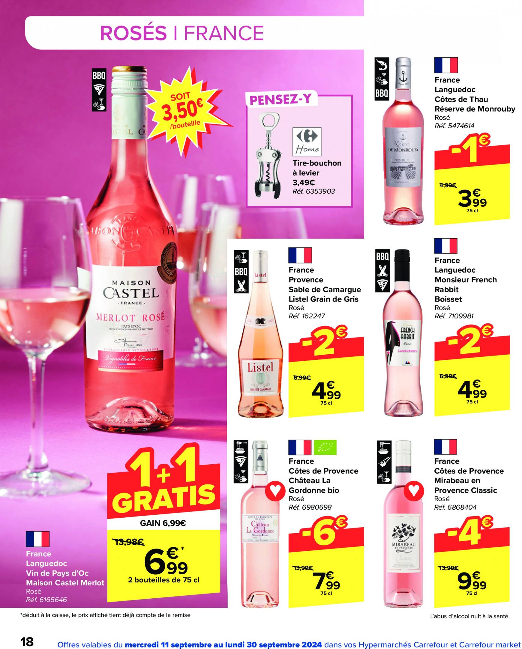 carrefour - Carrefour - Foire aux Vins folder huidig 11.09. - 30.09. - page: 18