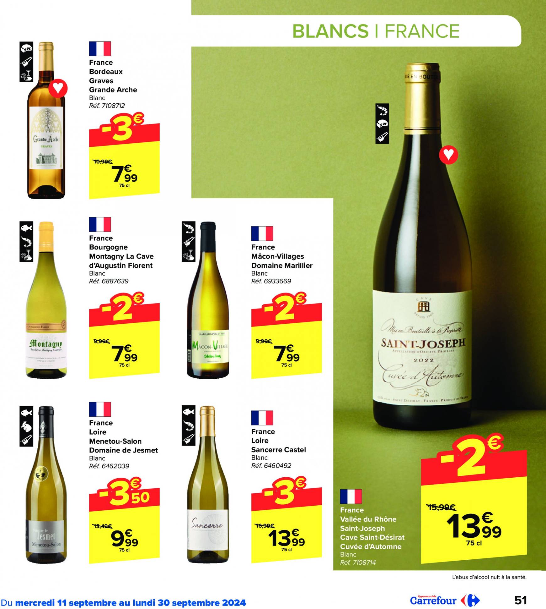 carrefour - Carrefour - Foire aux Vins folder huidig 11.09. - 30.09. - page: 51