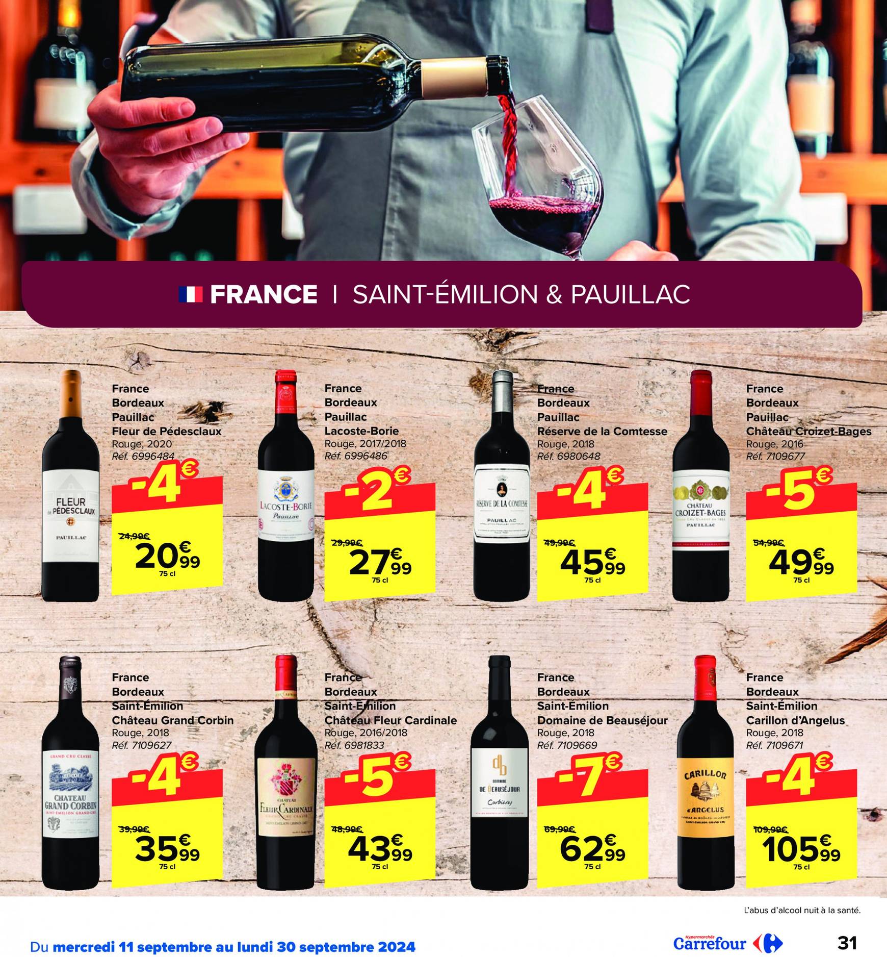 carrefour - Carrefour - Foire aux Vins folder huidig 11.09. - 30.09. - page: 31