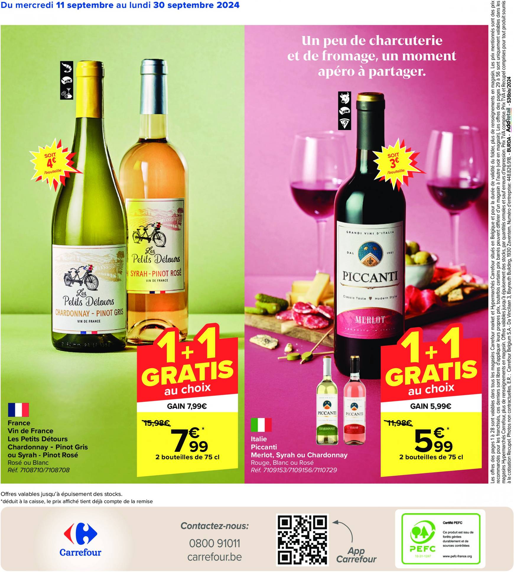 carrefour - Carrefour - Foire aux Vins folder huidig 11.09. - 30.09. - page: 56