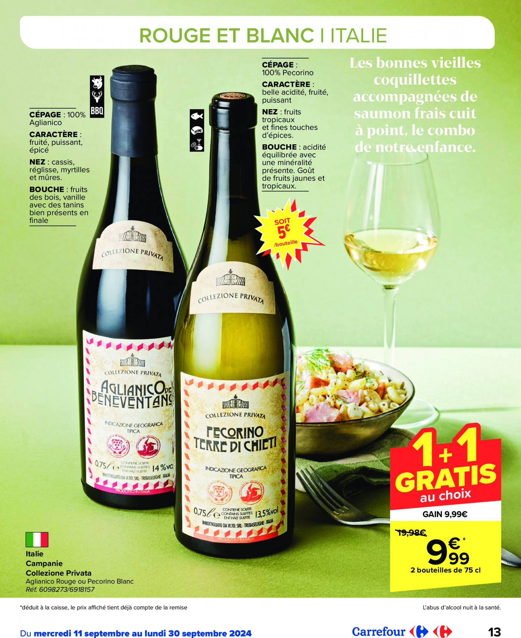 carrefour - Carrefour - Foire aux Vins folder huidig 11.09. - 30.09. - page: 13