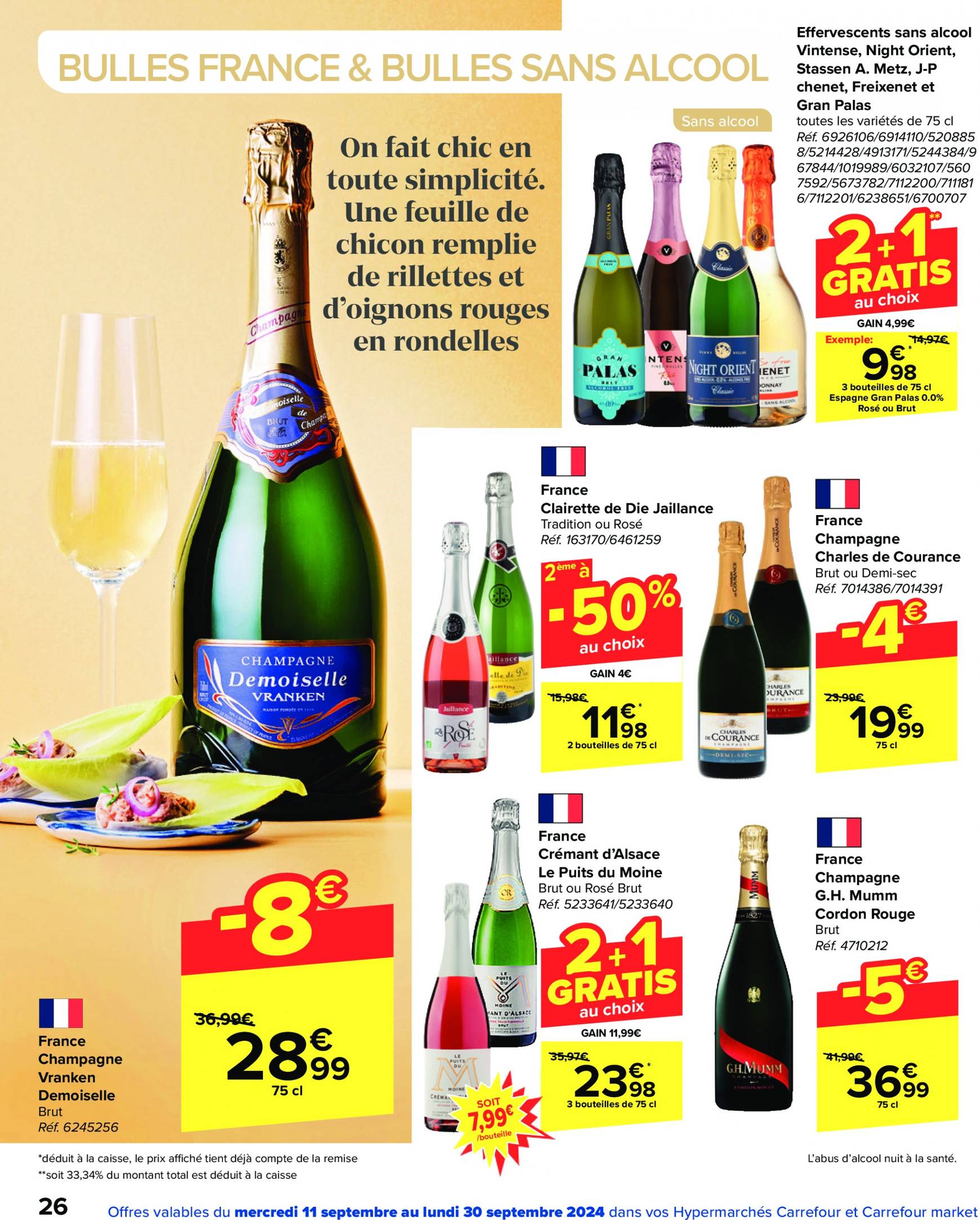 carrefour - Carrefour - Foire aux Vins folder huidig 11.09. - 30.09. - page: 26