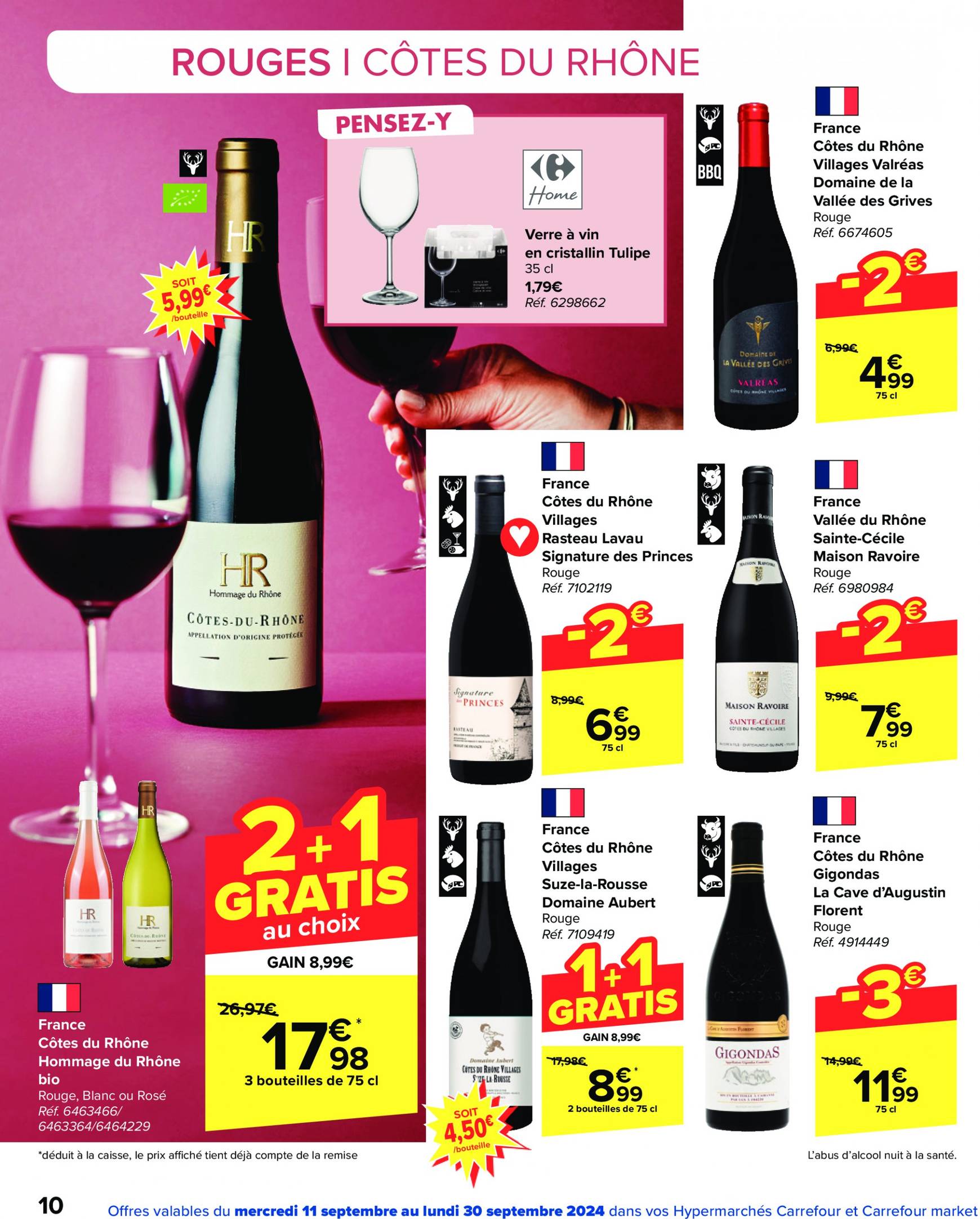 carrefour - Carrefour - Foire aux Vins folder huidig 11.09. - 30.09. - page: 10