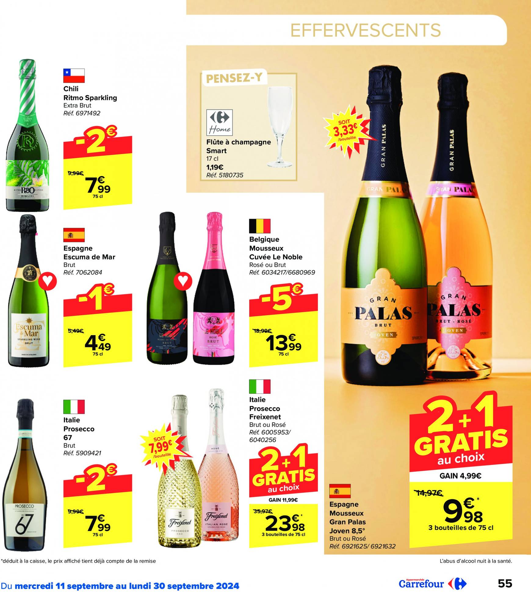 carrefour - Carrefour - Foire aux Vins folder huidig 11.09. - 30.09. - page: 55