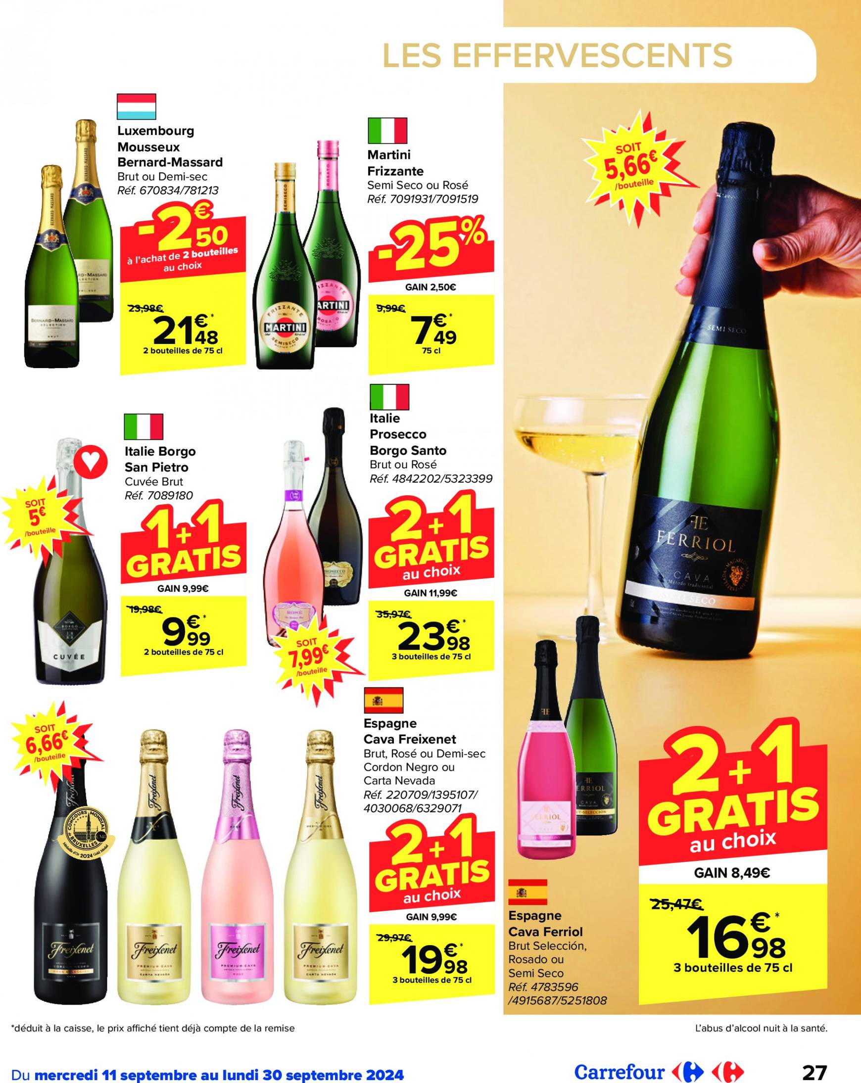 carrefour - Carrefour - Foire aux Vins folder huidig 11.09. - 30.09. - page: 27