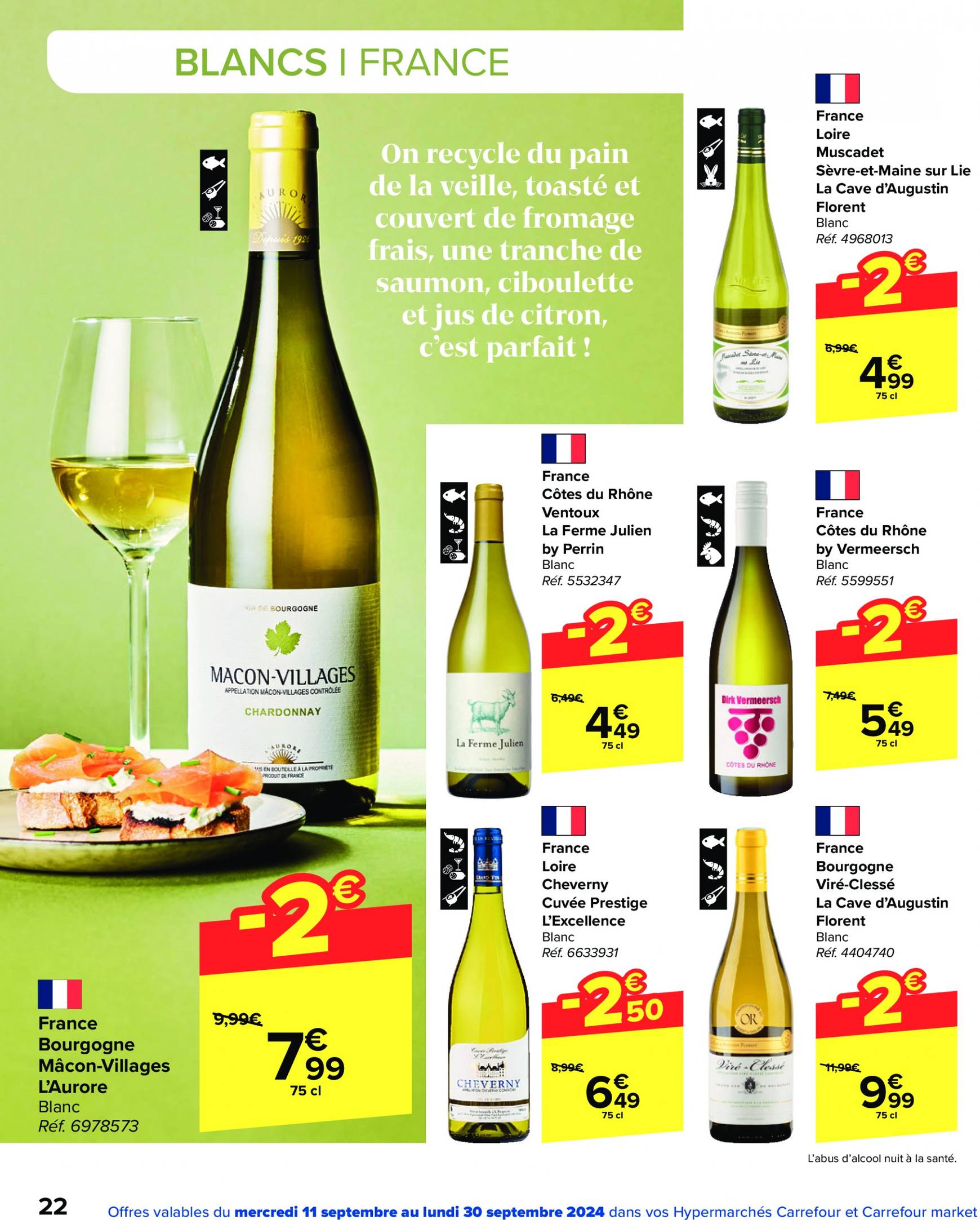 carrefour - Carrefour - Foire aux Vins folder huidig 11.09. - 30.09. - page: 22