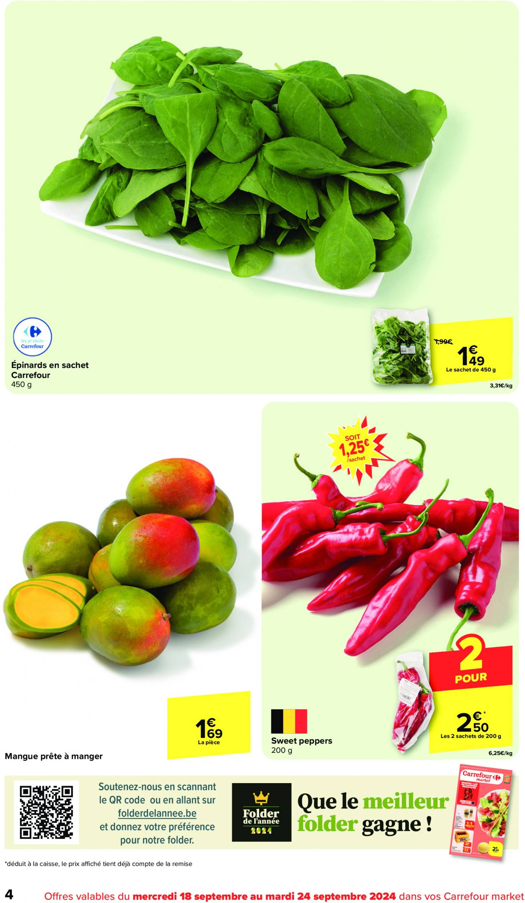 carrefour - Carrefour Market folder huidig 18.09. - 24.09. - page: 4