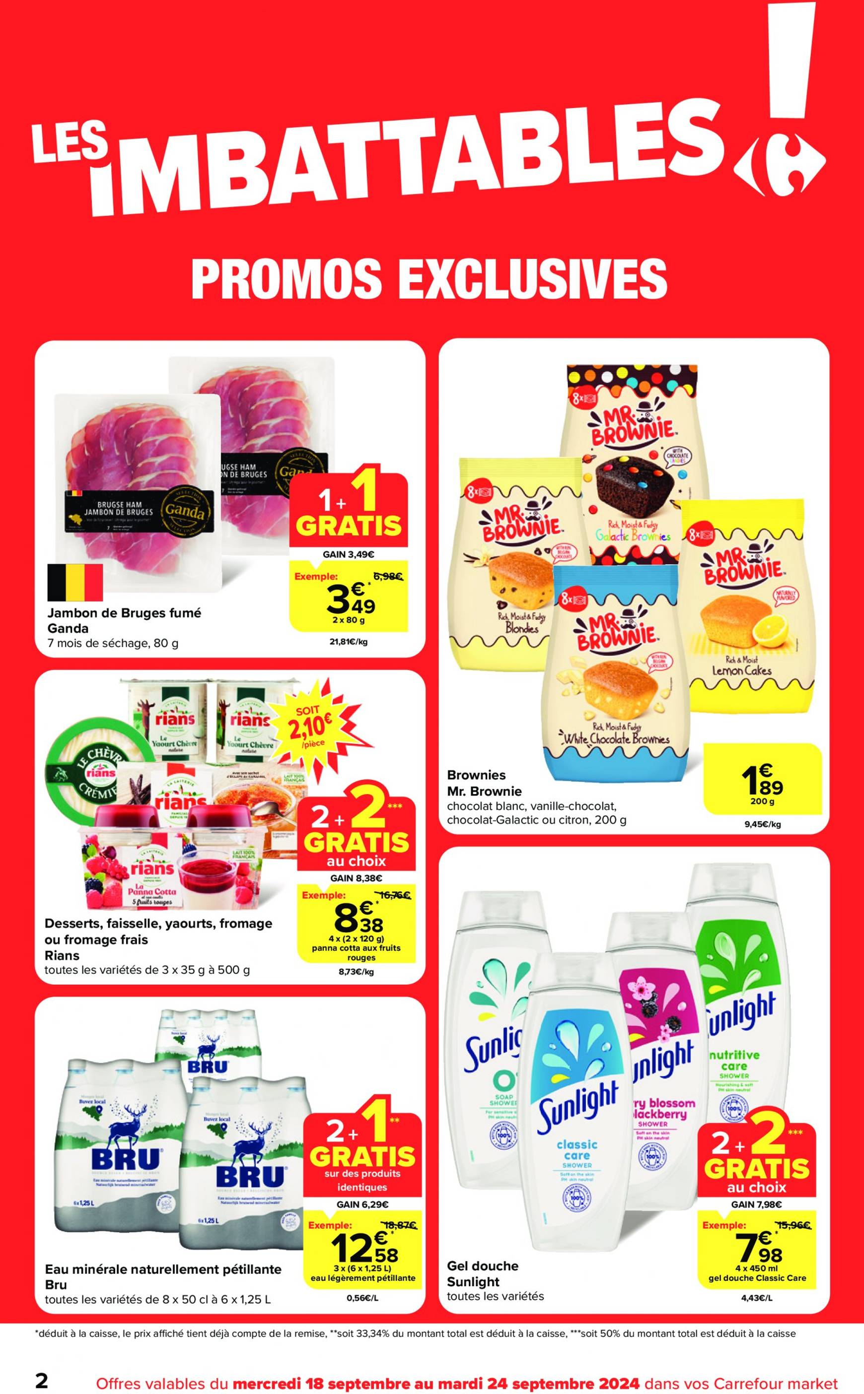 carrefour - Carrefour Market folder huidig 18.09. - 24.09. - page: 2