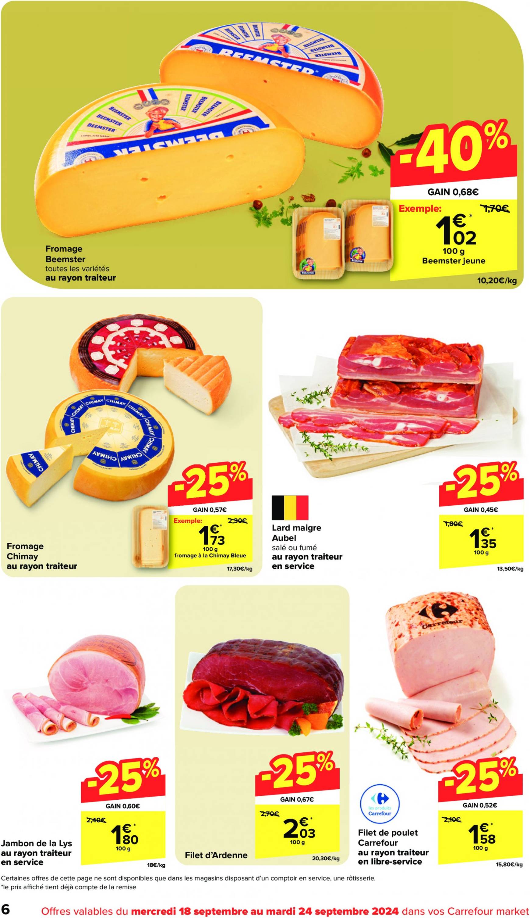 carrefour - Carrefour Market folder huidig 18.09. - 24.09. - page: 6