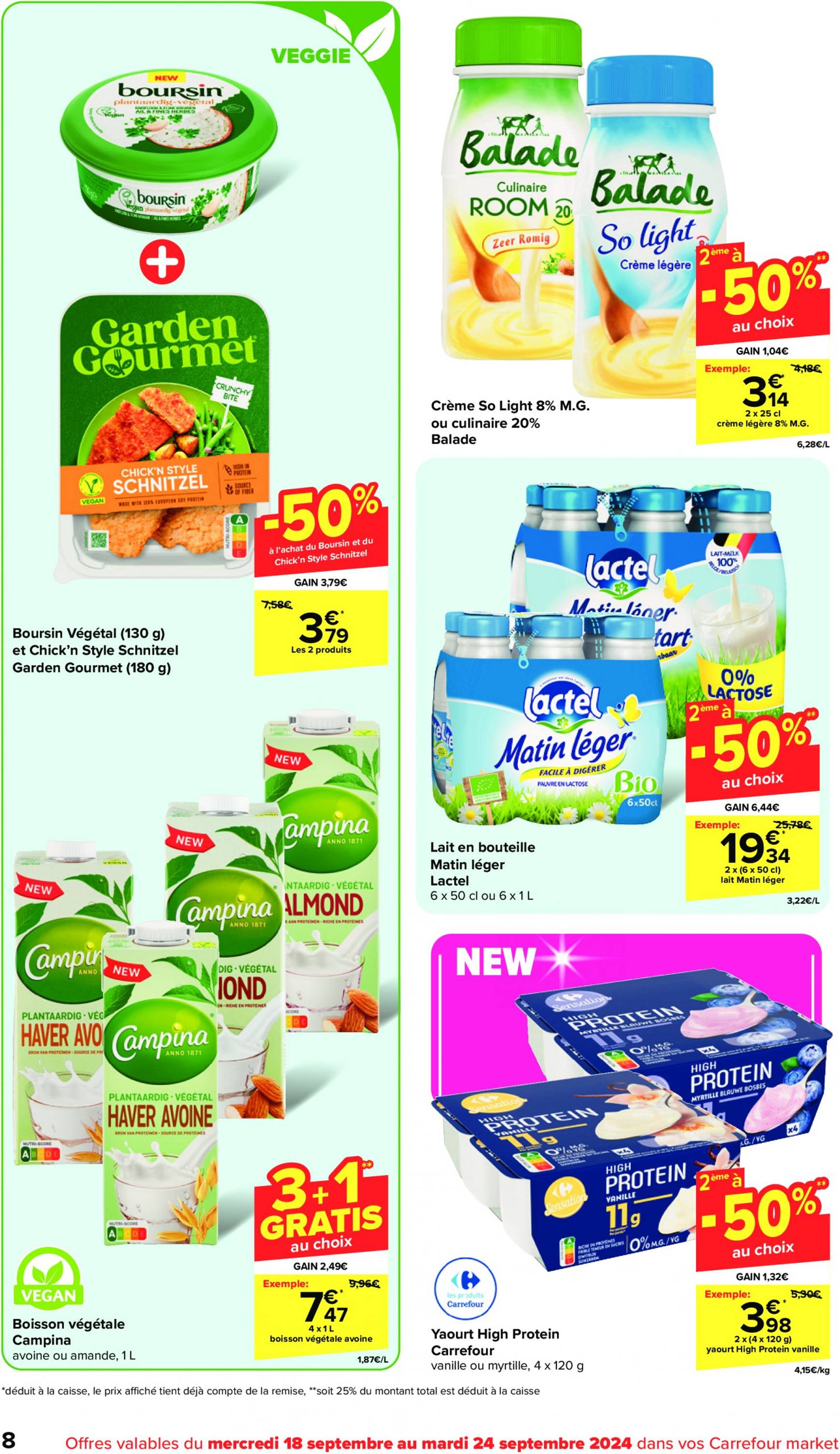 carrefour - Carrefour Market folder huidig 18.09. - 24.09. - page: 8