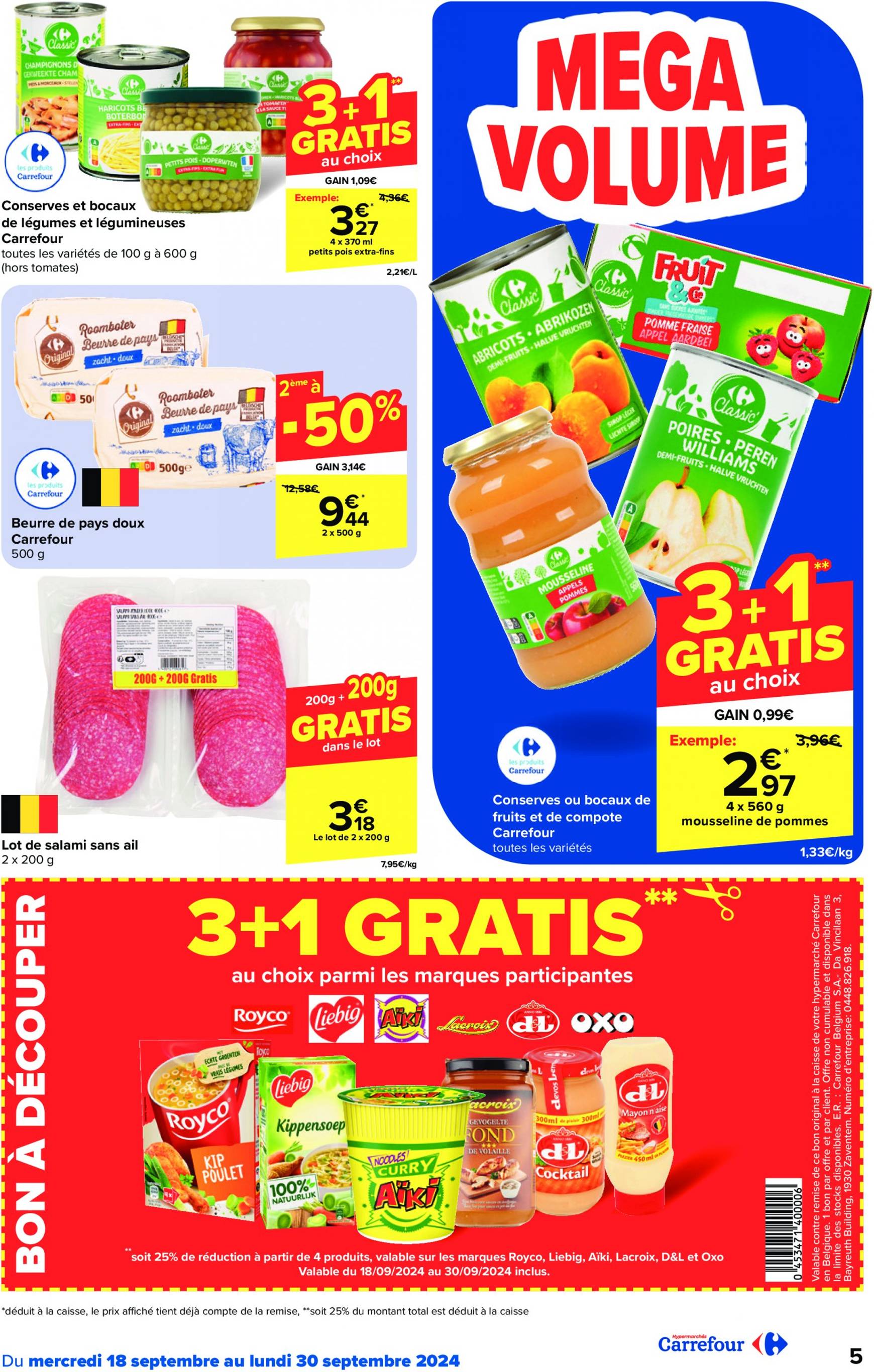 carrefour - Carrefour Hypermarchés folder huidig 18.09. - 30.09. - page: 5