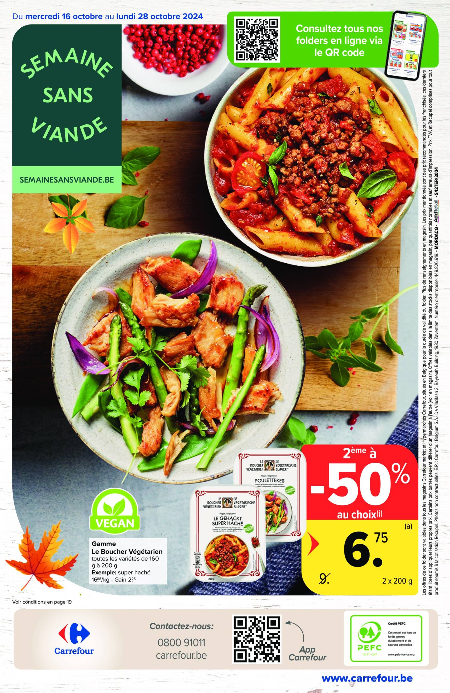 carrefour - Carrefour - Spécial Veggie folder geldig vanaf 16.10. - 28.10. - page: 20