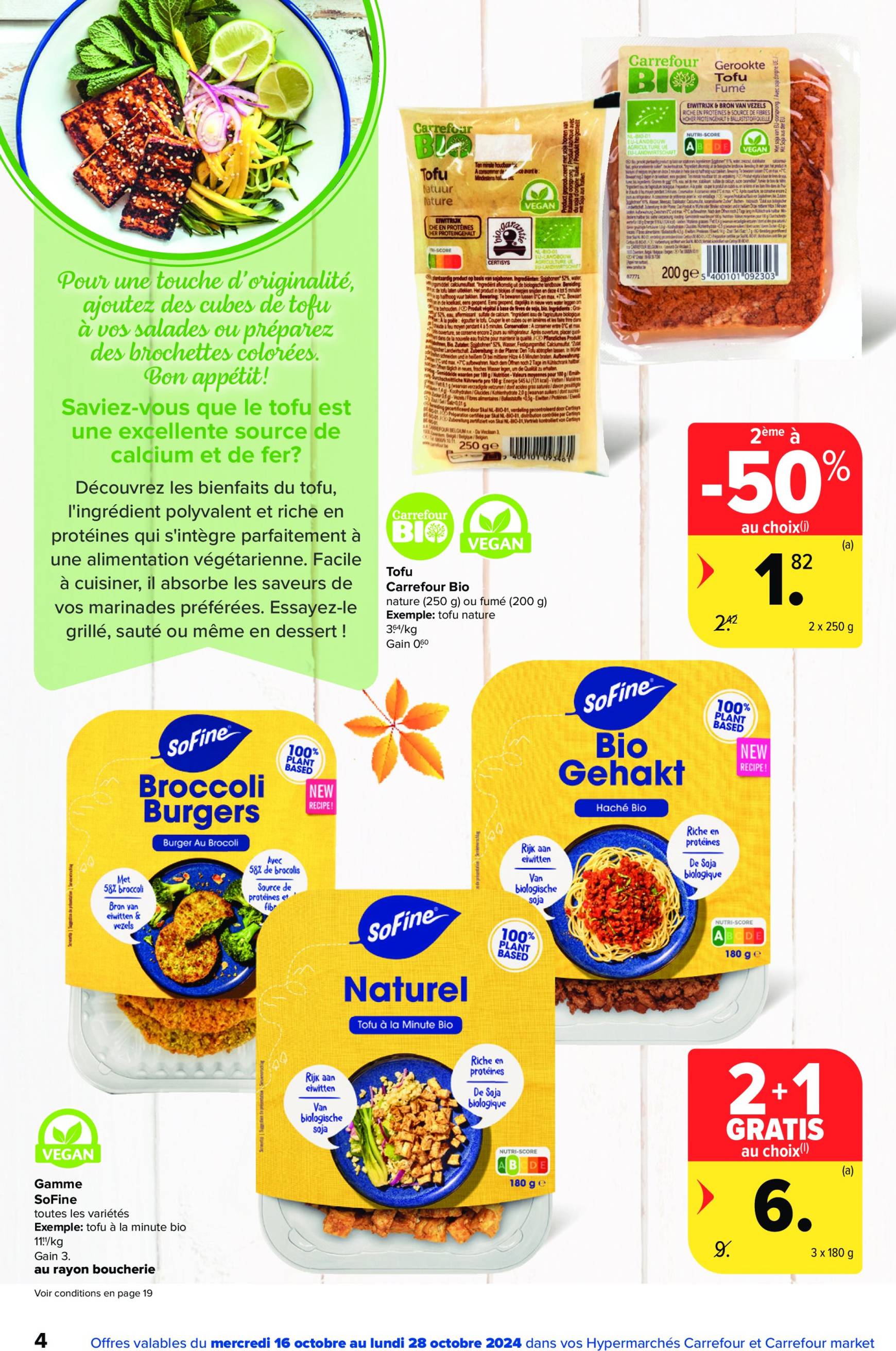 carrefour - Carrefour - Spécial Veggie folder geldig vanaf 16.10. - 28.10. - page: 4