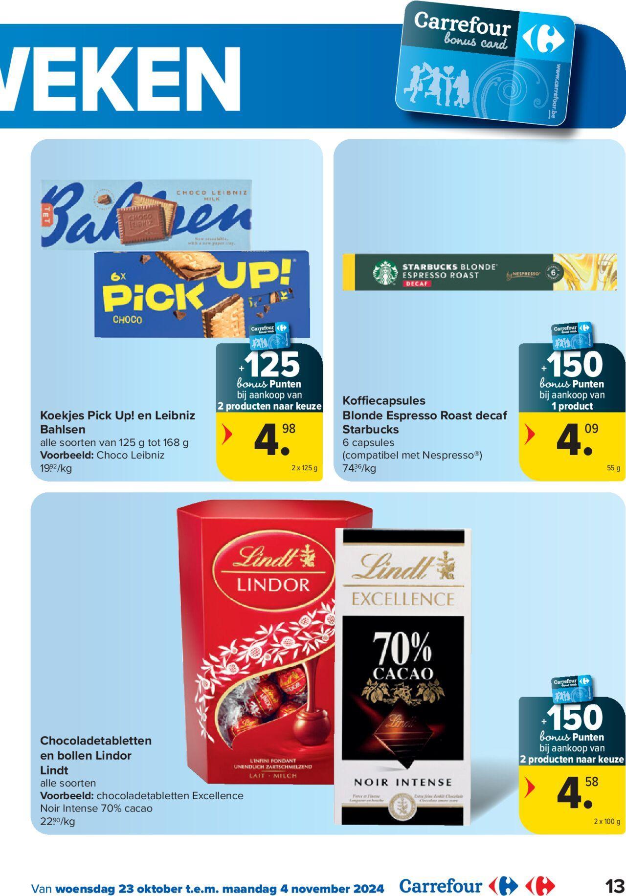 carrefour - Carrefour Bonuspunten Special 23/10/2024 t/m 04/11/2024 - page: 13