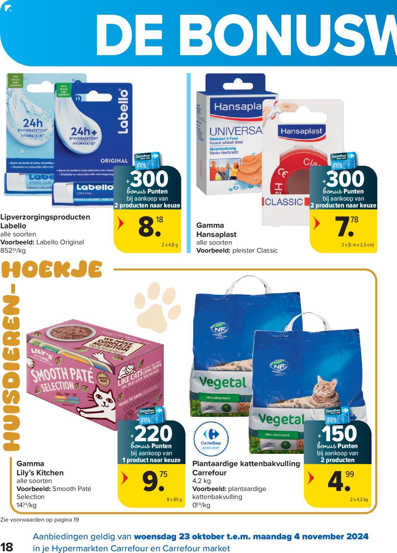 carrefour - Carrefour Bonuspunten Special 23/10/2024 t/m 04/11/2024 - page: 18