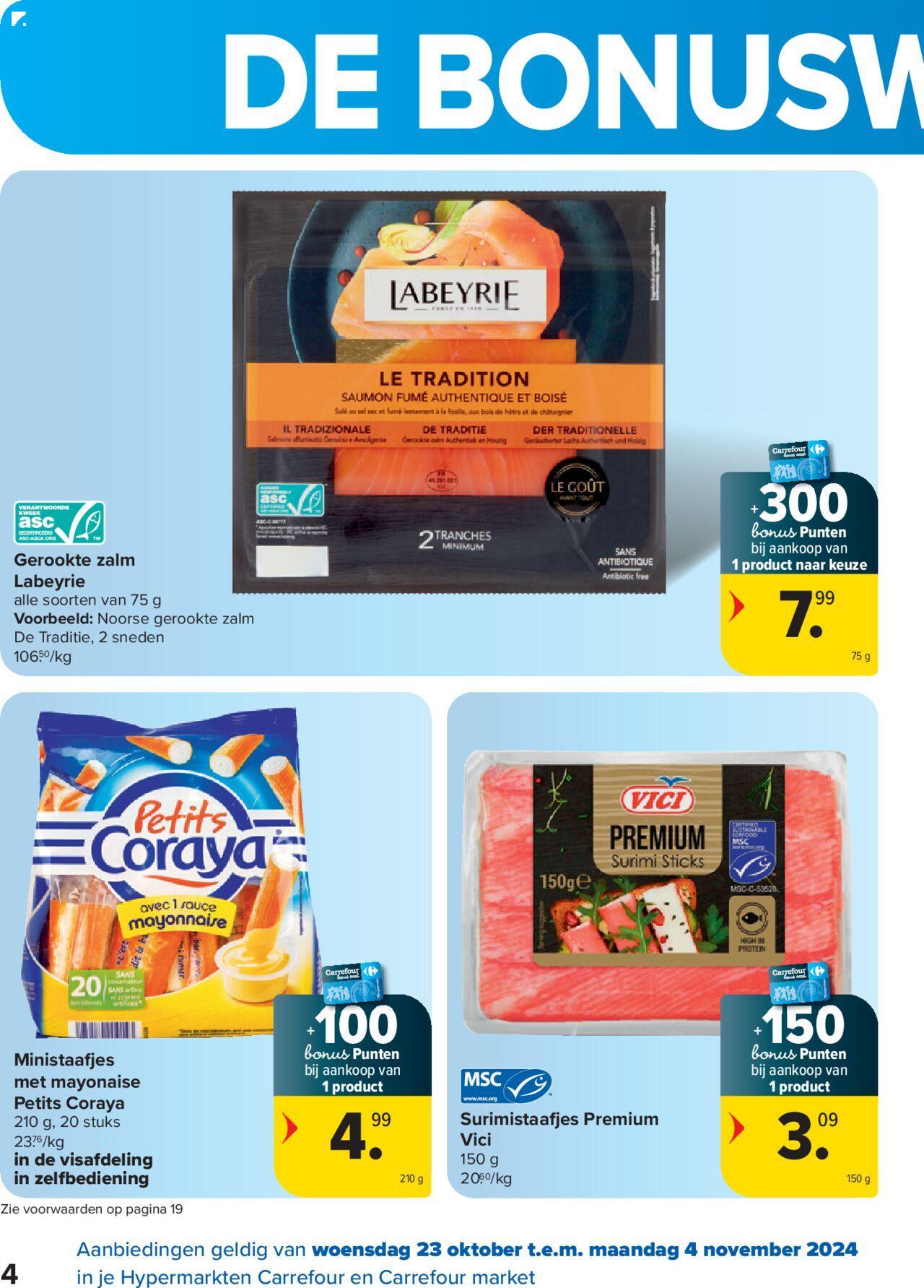 carrefour - Carrefour Bonuspunten Special 23/10/2024 t/m 04/11/2024 - page: 4