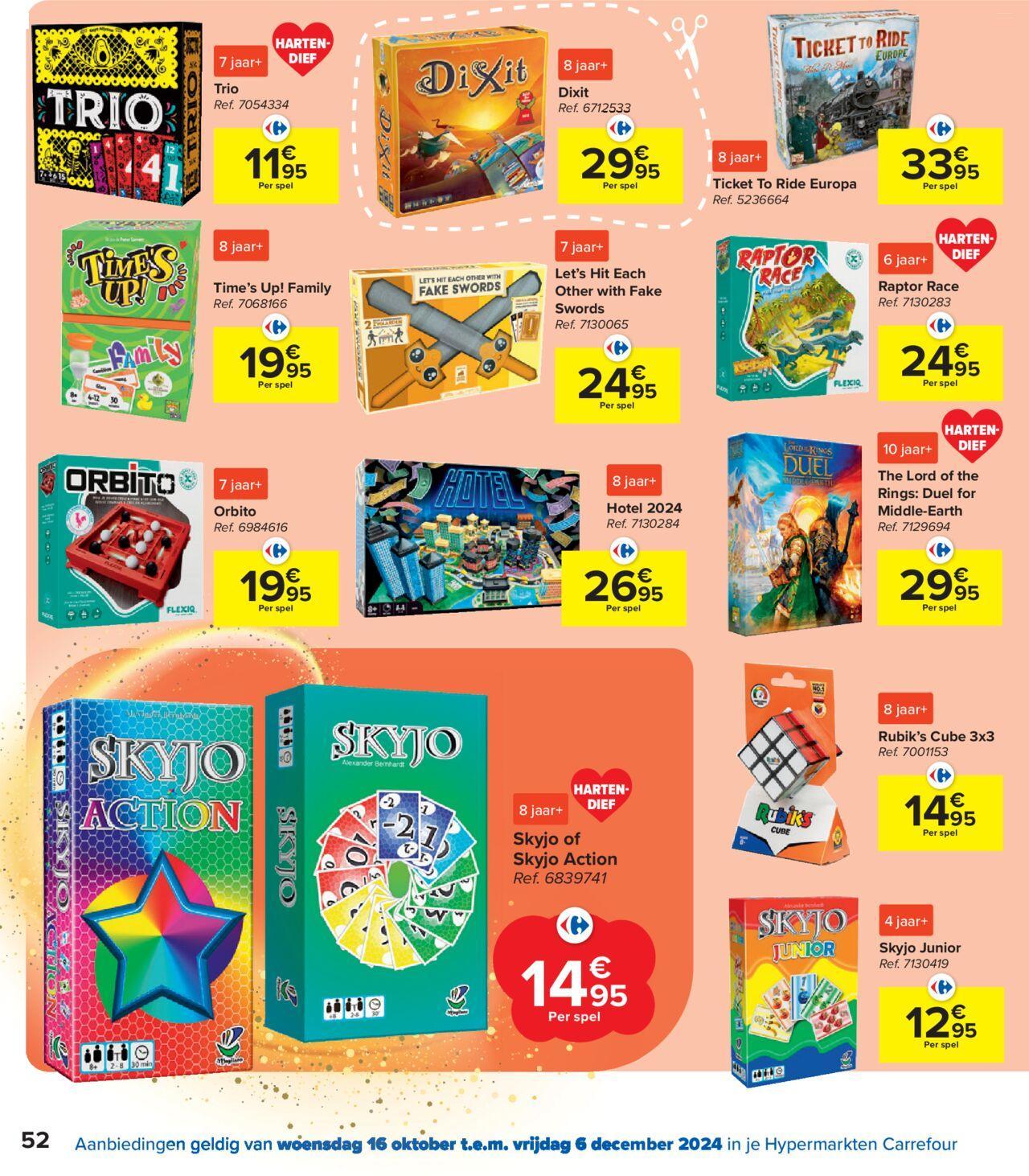 carrefour - Carrefour Speelgoedcatalogus 16/10/2024 t/m 06/12/2024 - page: 52