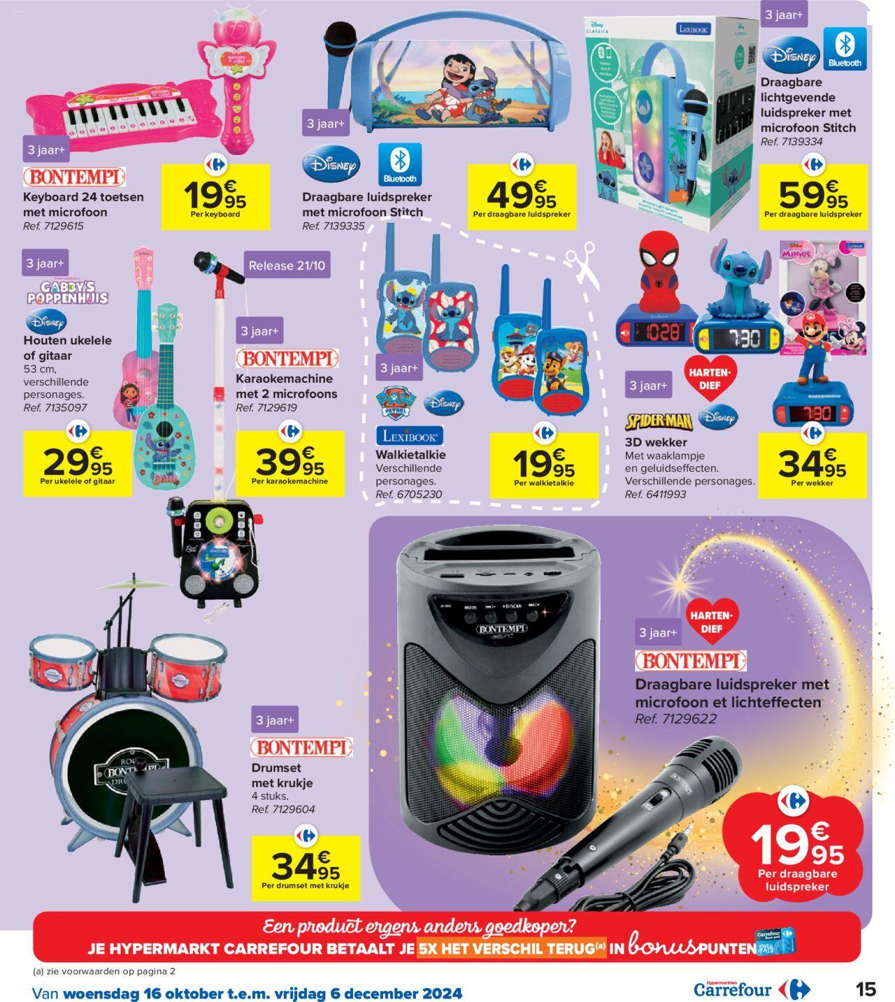 carrefour - Carrefour Speelgoedcatalogus 16/10/2024 t/m 06/12/2024 - page: 15