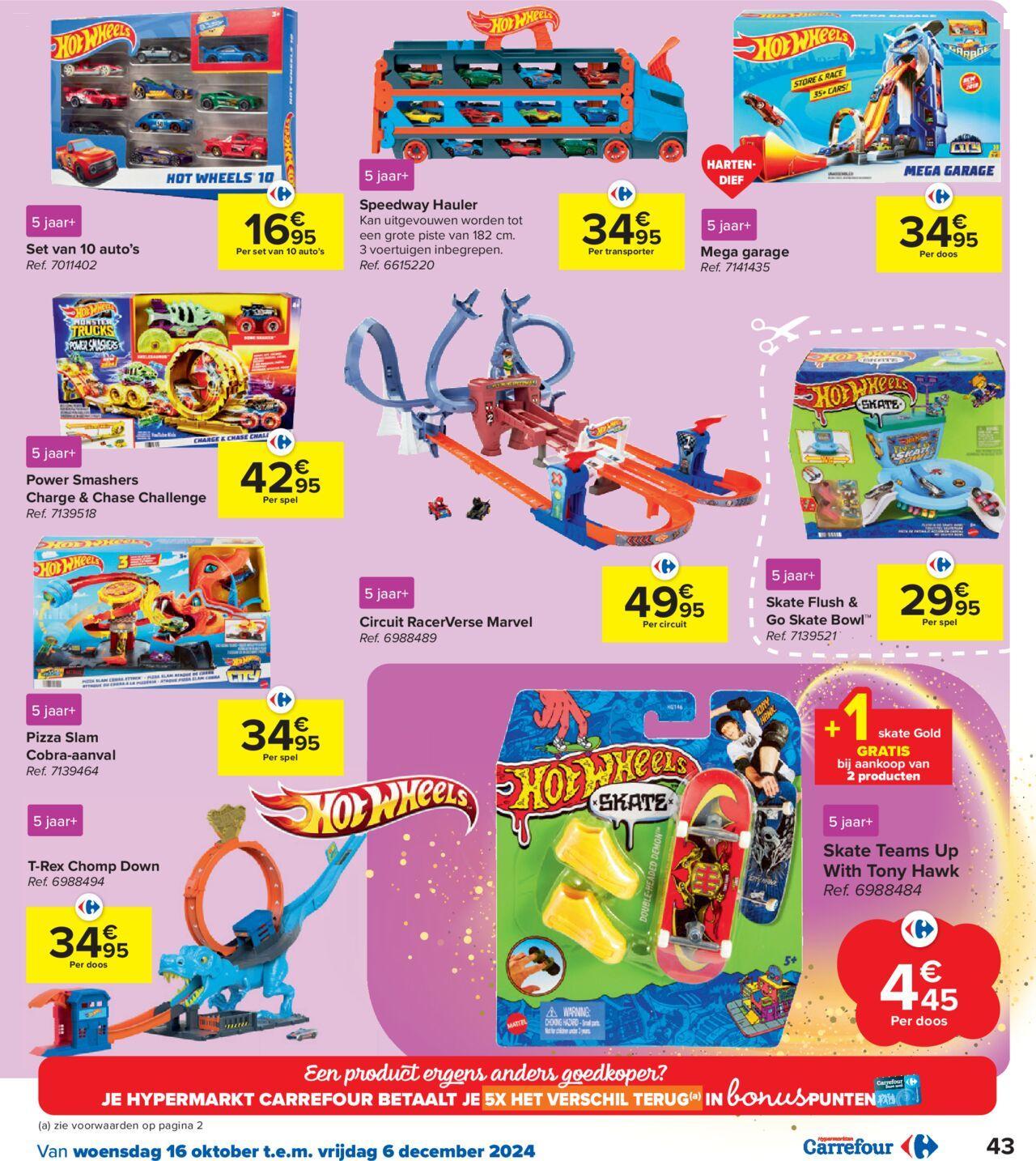 carrefour - Carrefour Speelgoedcatalogus 16/10/2024 t/m 06/12/2024 - page: 43