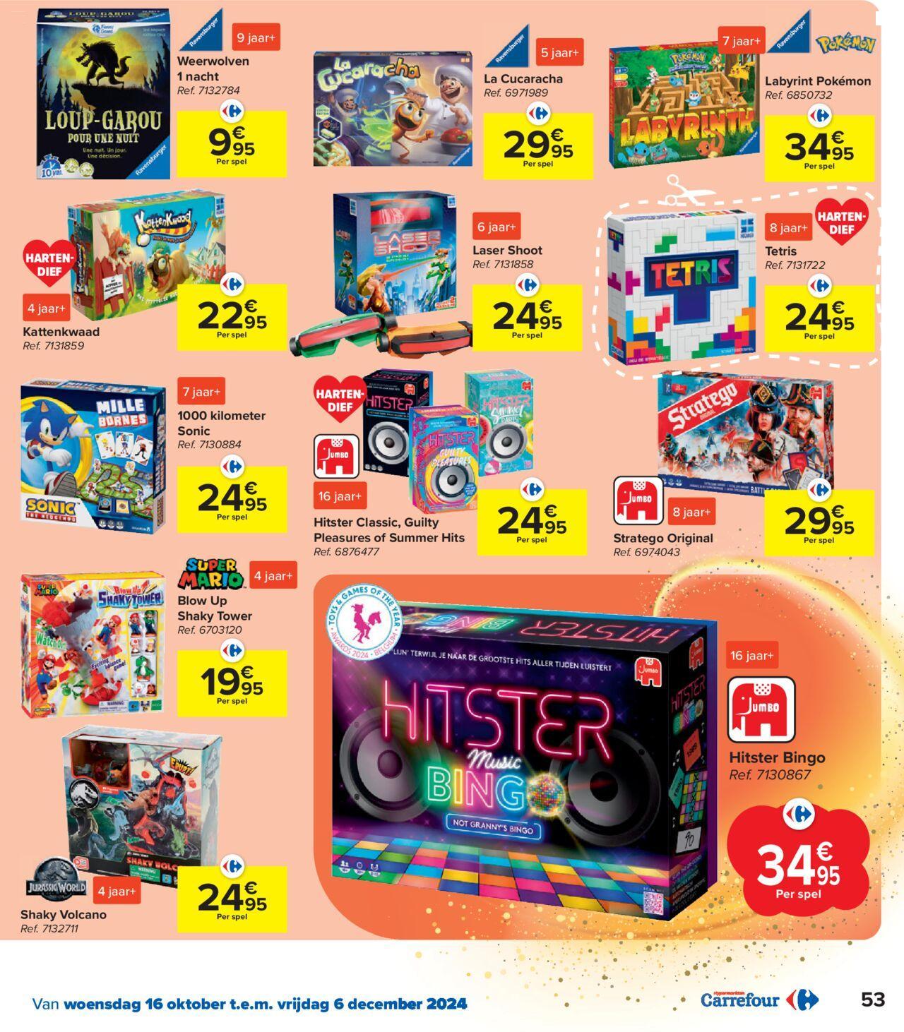 carrefour - Carrefour Speelgoedcatalogus 16/10/2024 t/m 06/12/2024 - page: 53