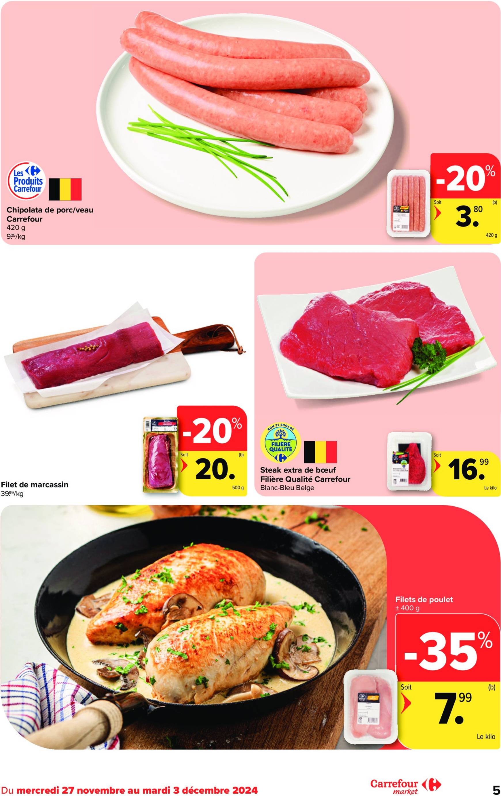 carrefour - Carrefour Market folder geldig vanaf 27/11 - 03/12 - page: 5