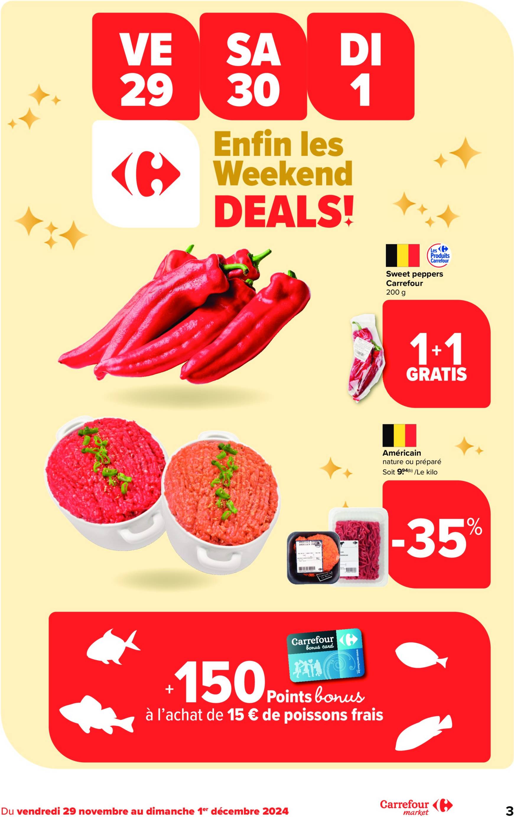 carrefour - Carrefour Market folder geldig vanaf 27/11 - 03/12 - page: 3