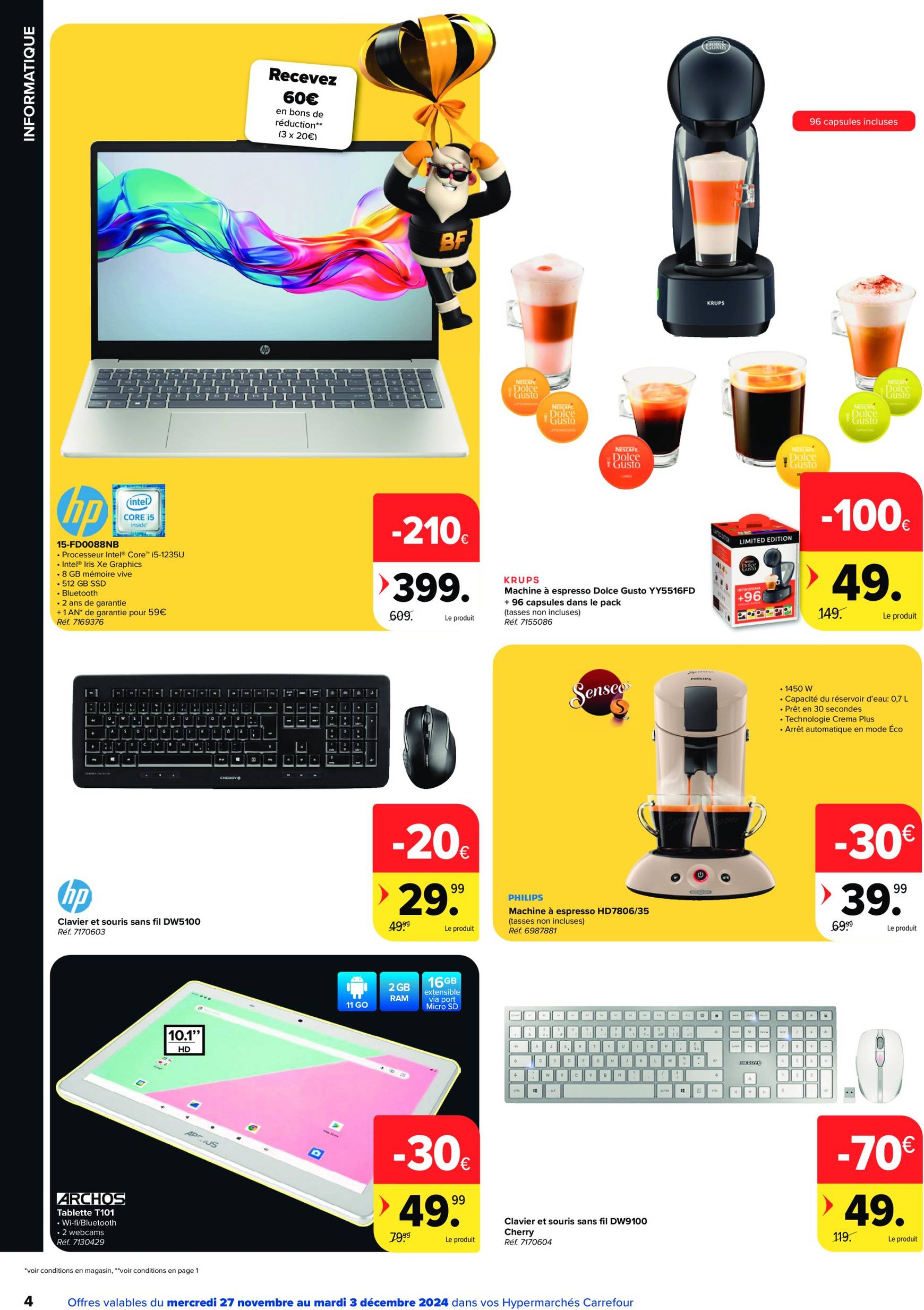 carrefour - Carrefour Hypermarchés - Black Friday folder geldig vanaf 27/11 - 03/12 - page: 4