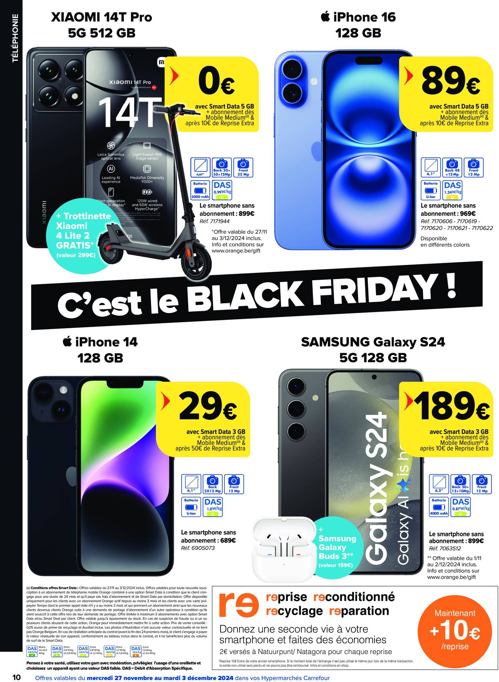 carrefour - Carrefour Hypermarchés - Black Friday folder geldig vanaf 27/11 - 03/12 - page: 10