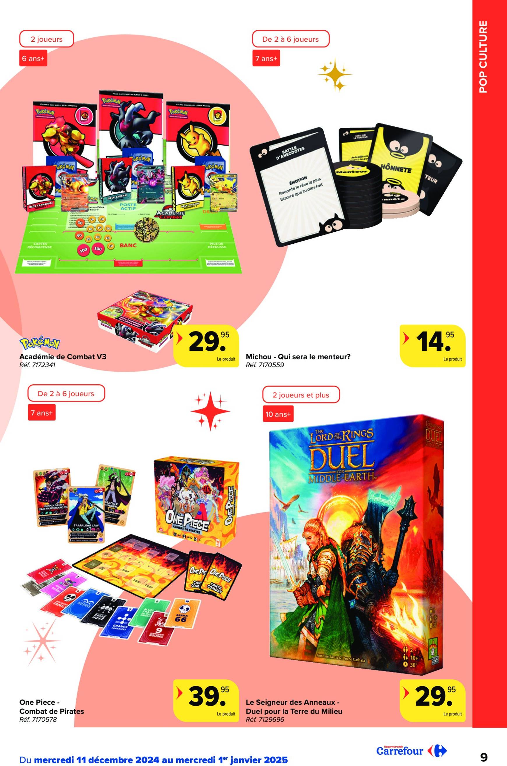 carrefour - Carrefour - Spécial jeux folder geldig vanaf 11/12 - 01/01 - page: 9