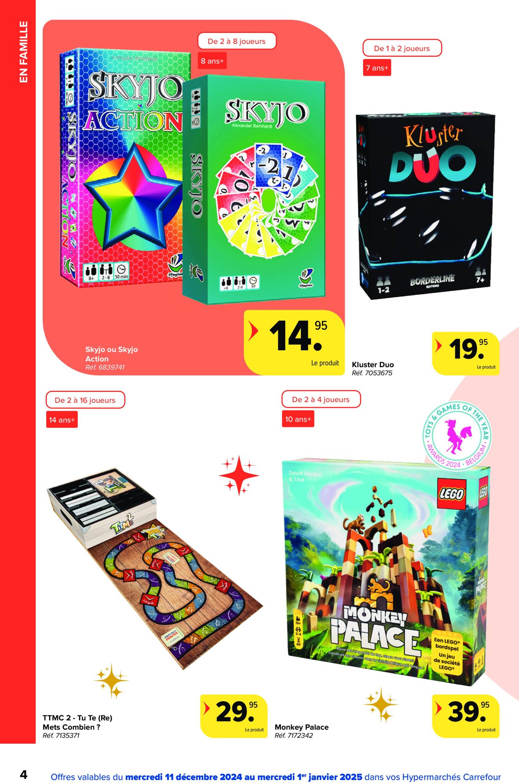 carrefour - Carrefour - Spécial jeux folder geldig vanaf 11/12 - 01/01 - page: 4