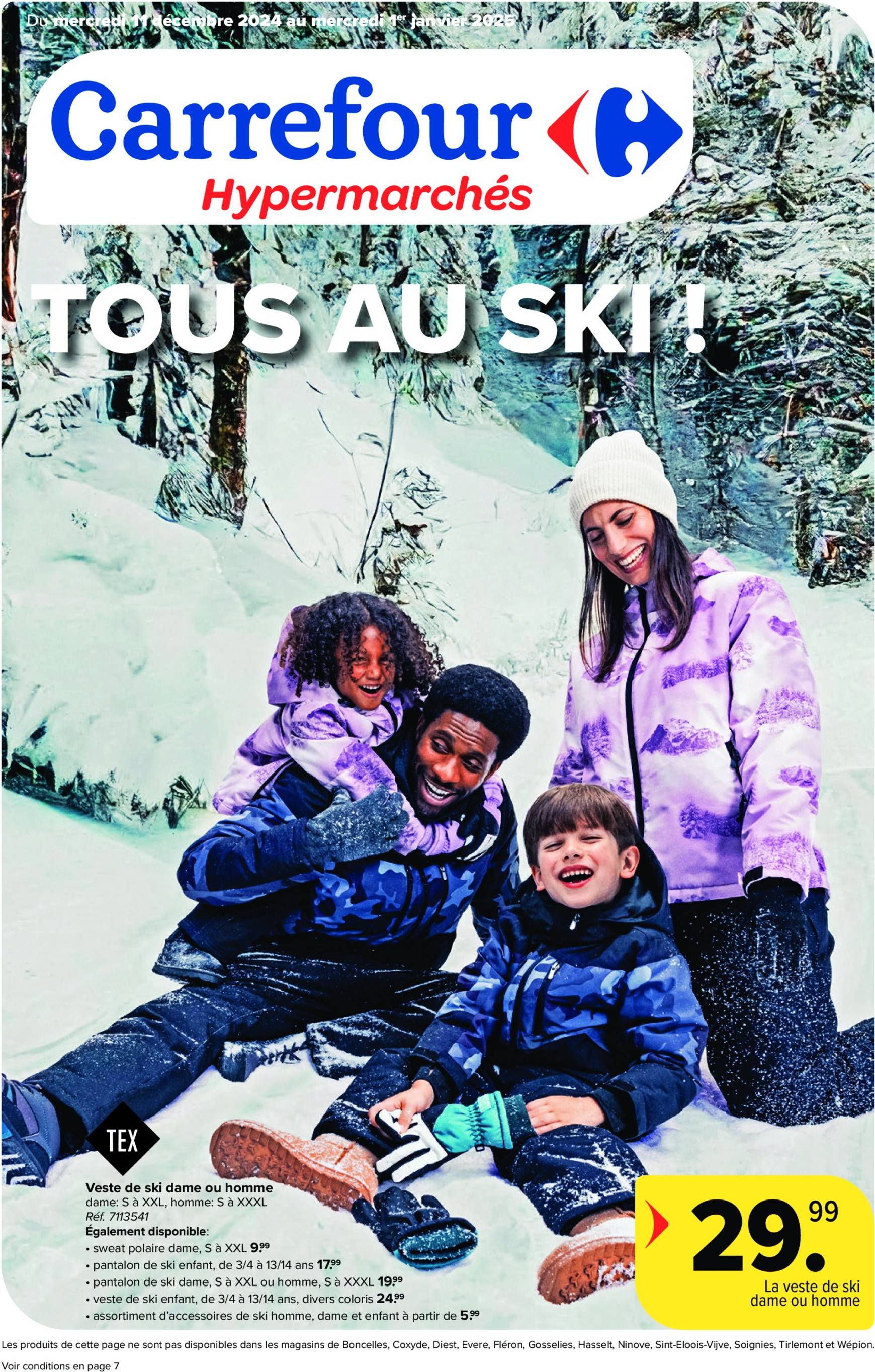 carrefour - Carrefour - Tous au ski folder geldig vanaf 11/12 - 01/01