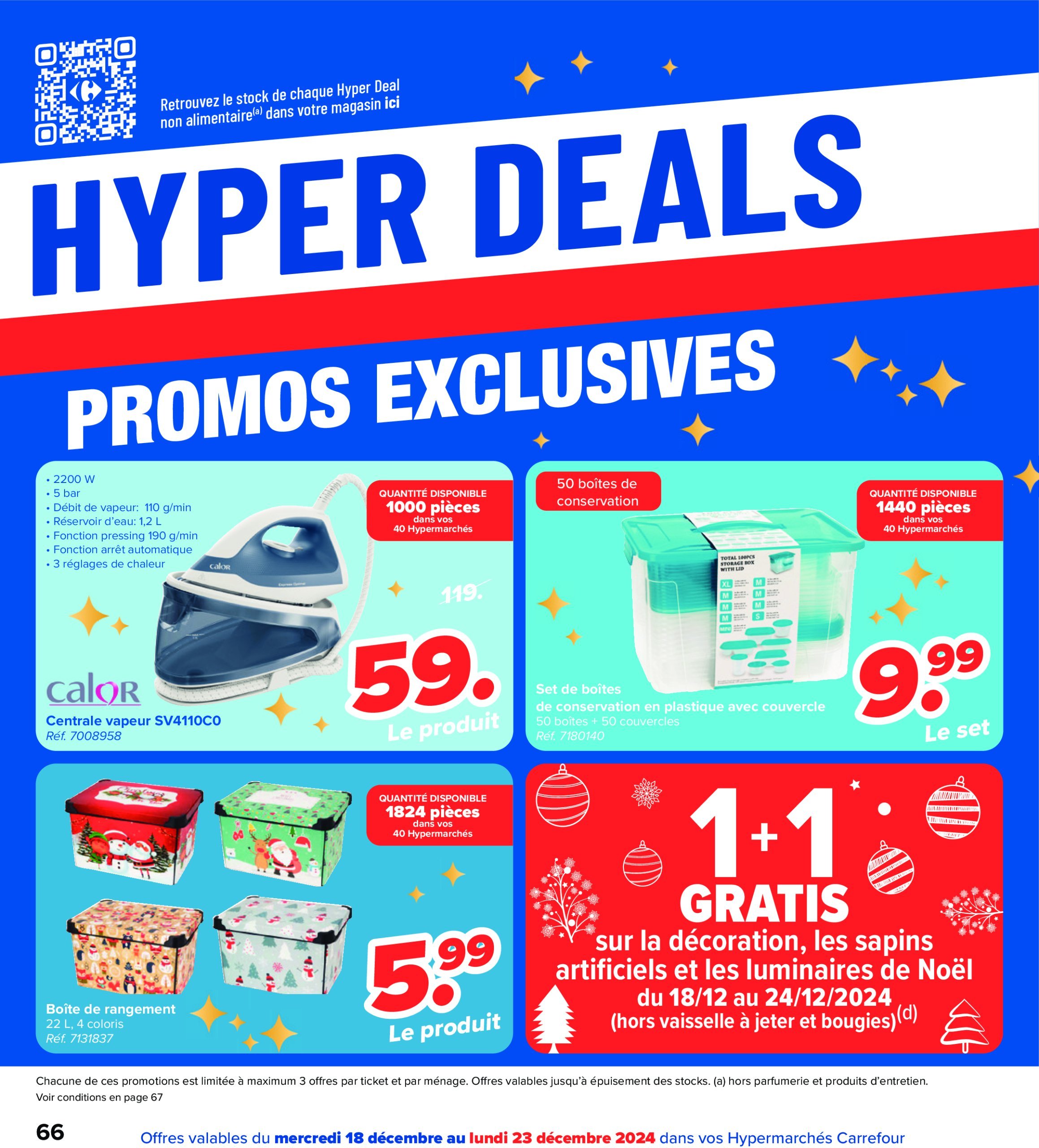 carrefour - Carrefour folder geldig vanaf 18/12 - 25/12 - page: 66