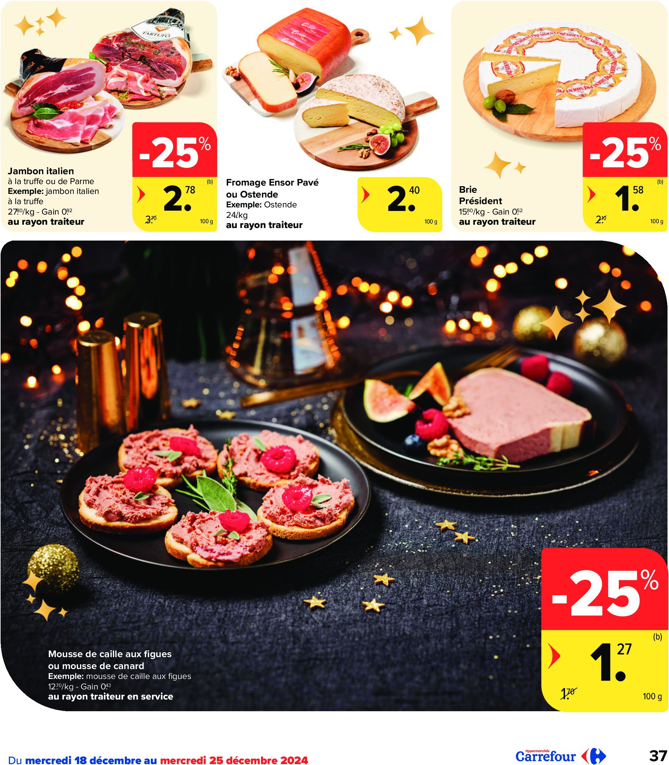 carrefour - Carrefour folder geldig vanaf 18/12 - 25/12 - page: 37