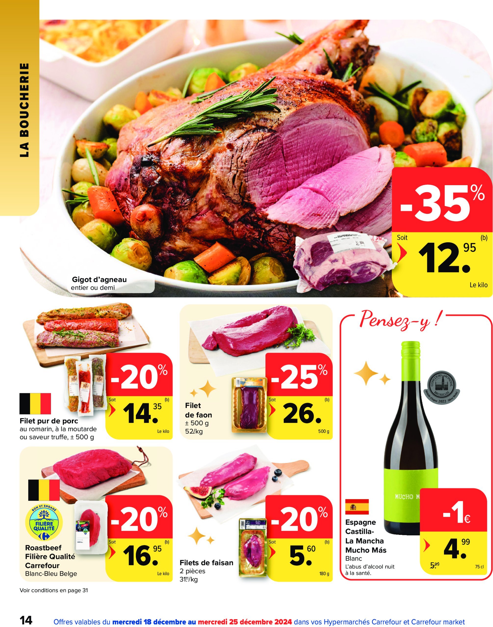 carrefour - Carrefour folder geldig vanaf 18/12 - 25/12 - page: 14