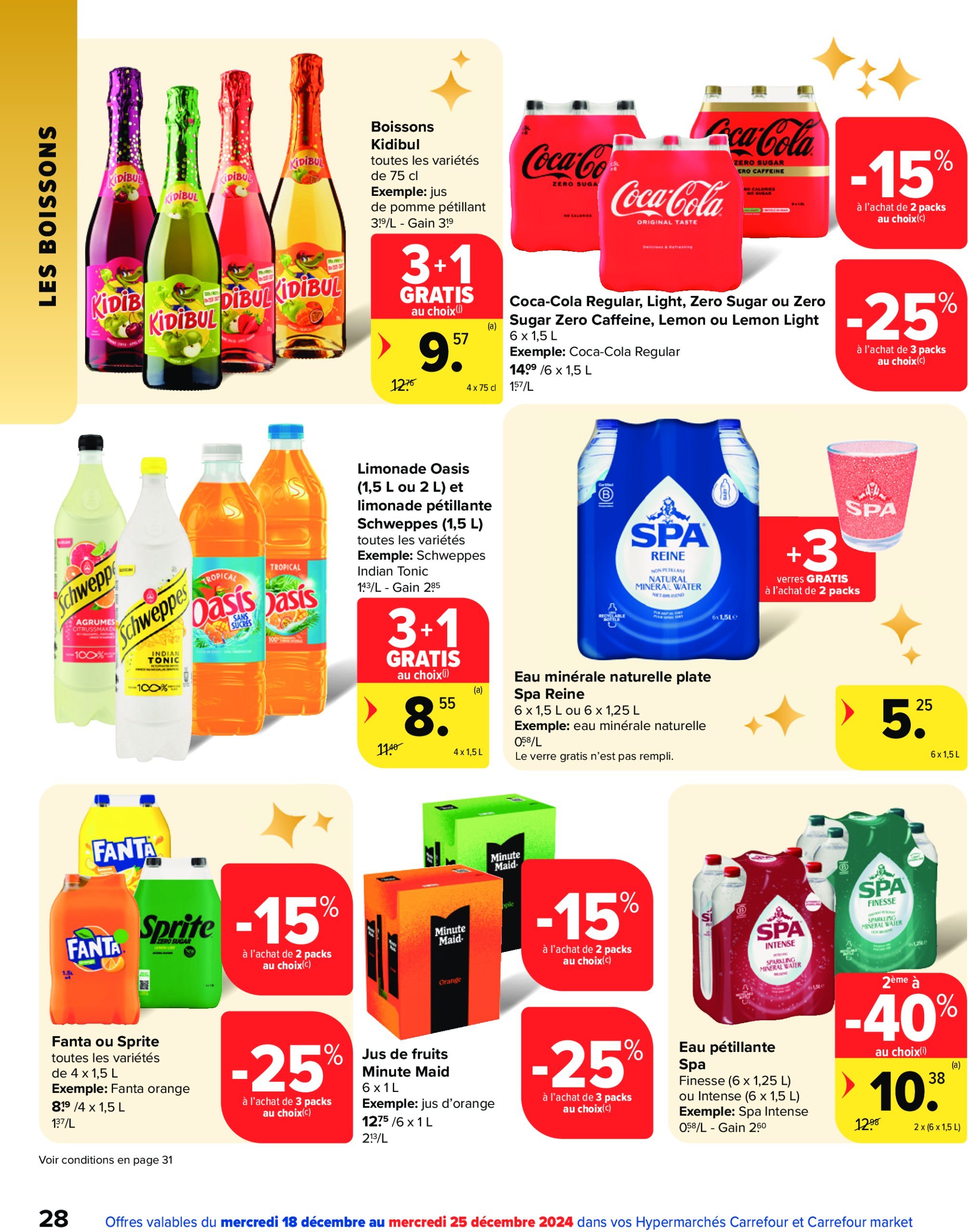 carrefour - Carrefour folder geldig vanaf 18/12 - 25/12 - page: 28