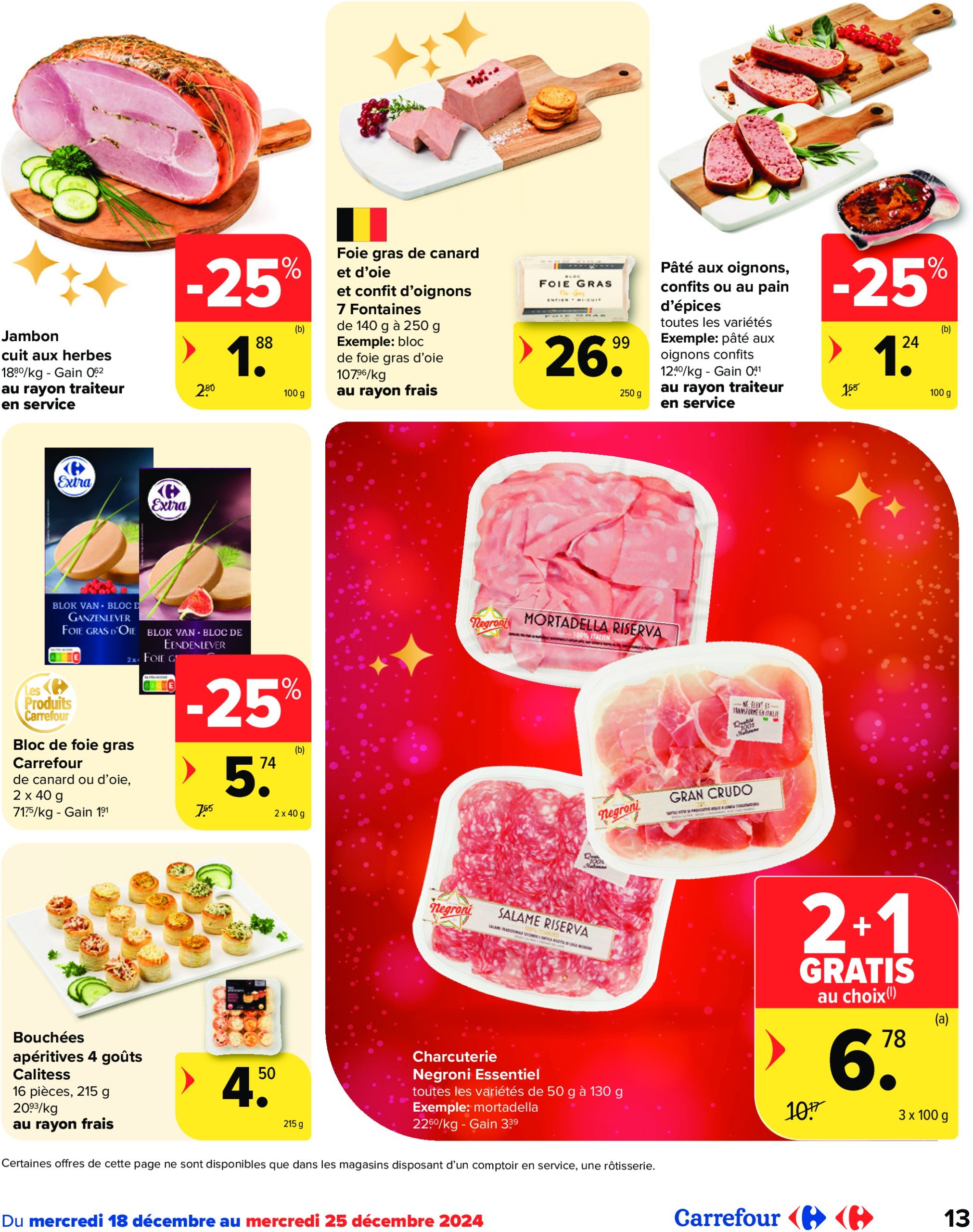 carrefour - Carrefour folder geldig vanaf 18/12 - 25/12 - page: 13