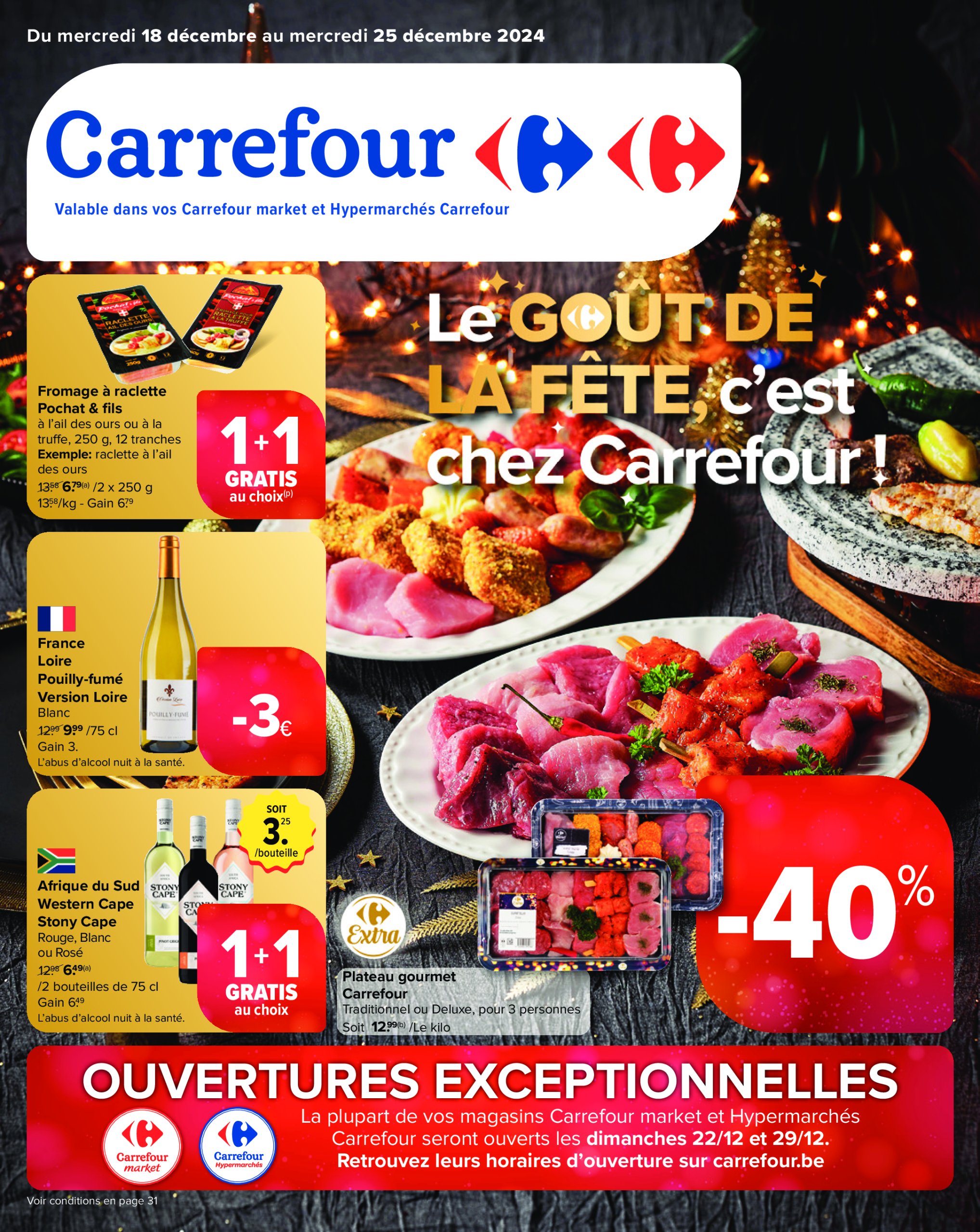 carrefour - Carrefour folder geldig vanaf 18/12 - 25/12