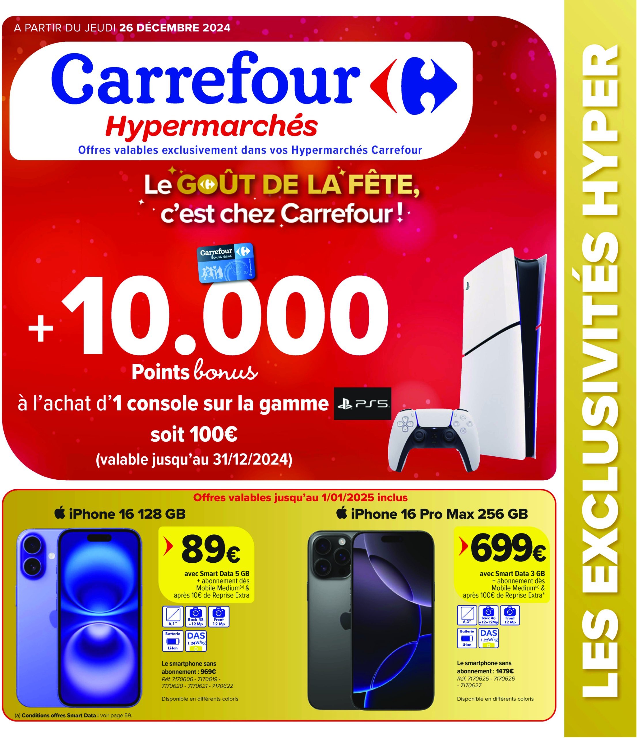 carrefour - Carrefour Hypermarchés folder geldig vanaf 26/12 - 01/01