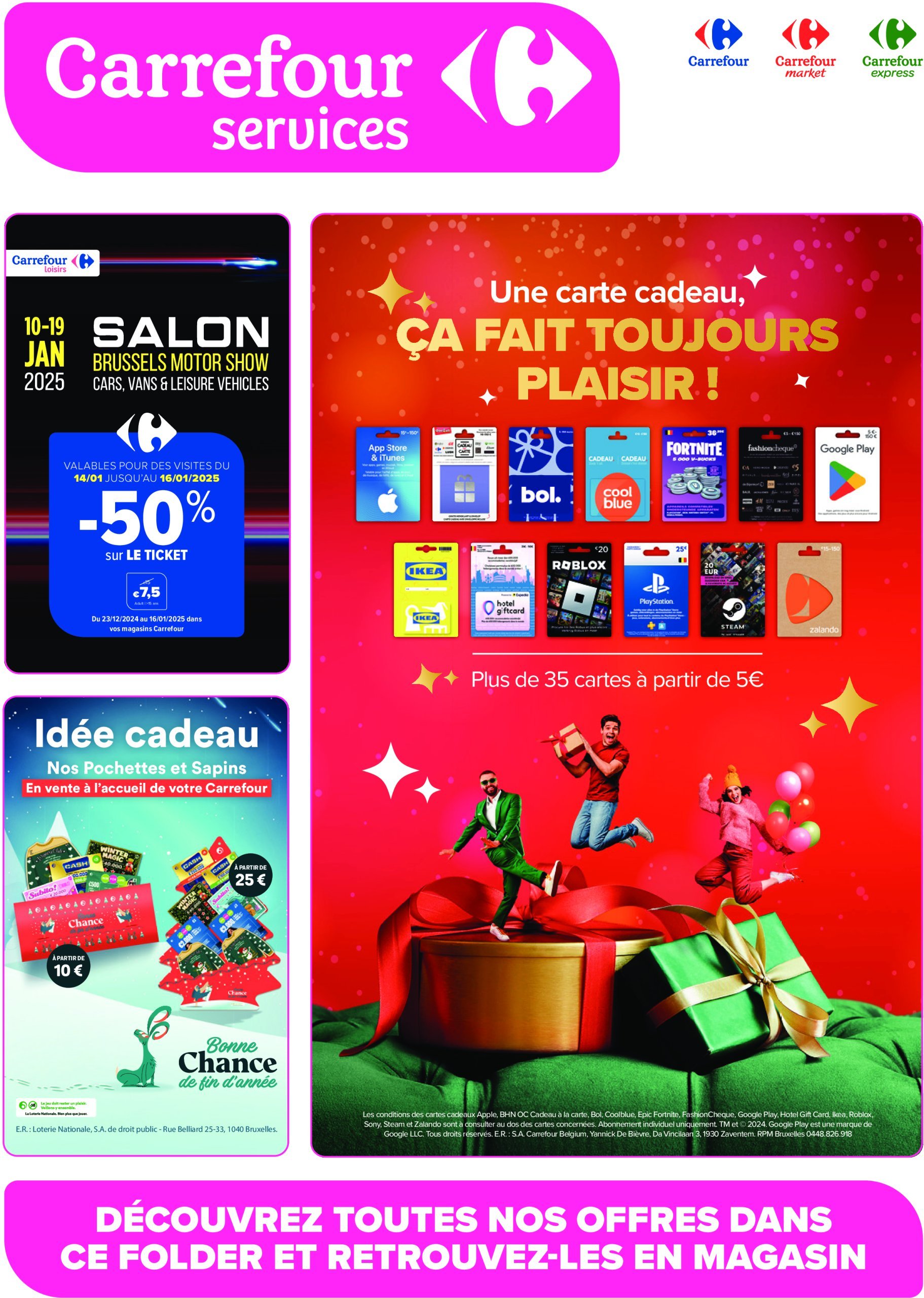 carrefour - Carrefour services folder geldig vanaf 23/12 - 06/01