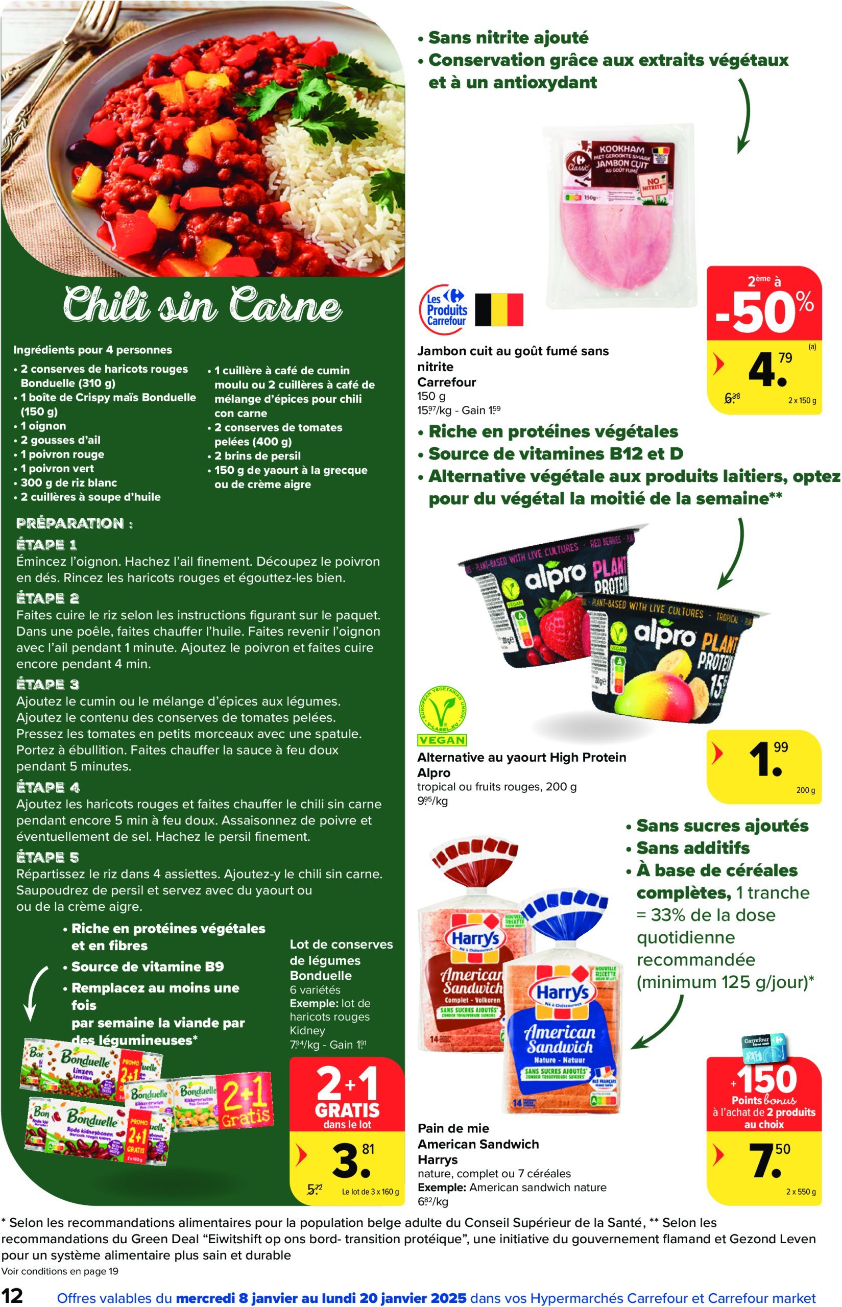 carrefour - Carrefour - Act for food folder geldig vanaf 08/01 - 20/01 - page: 12