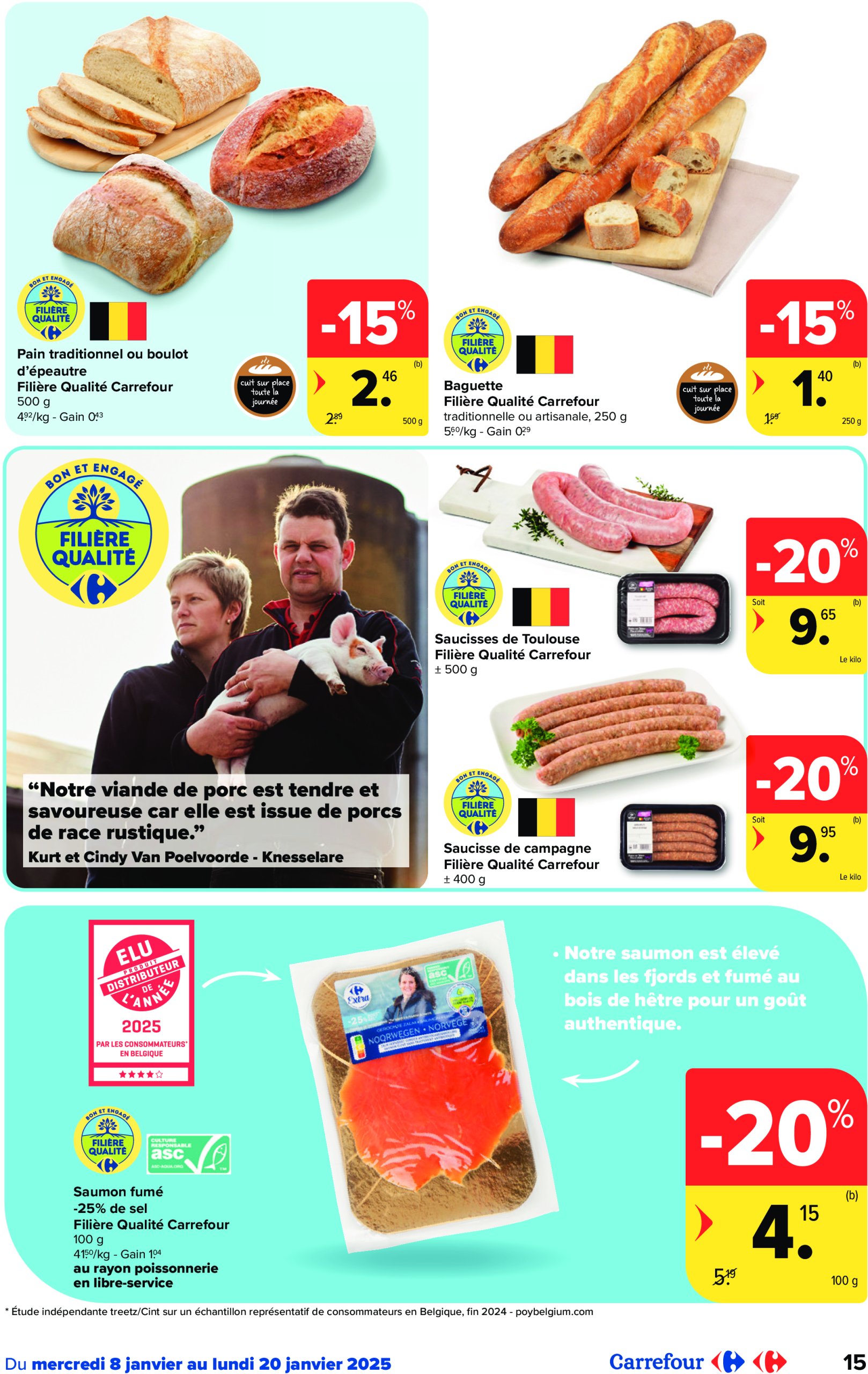 carrefour - Carrefour - Act for food folder geldig vanaf 08/01 - 20/01 - page: 15