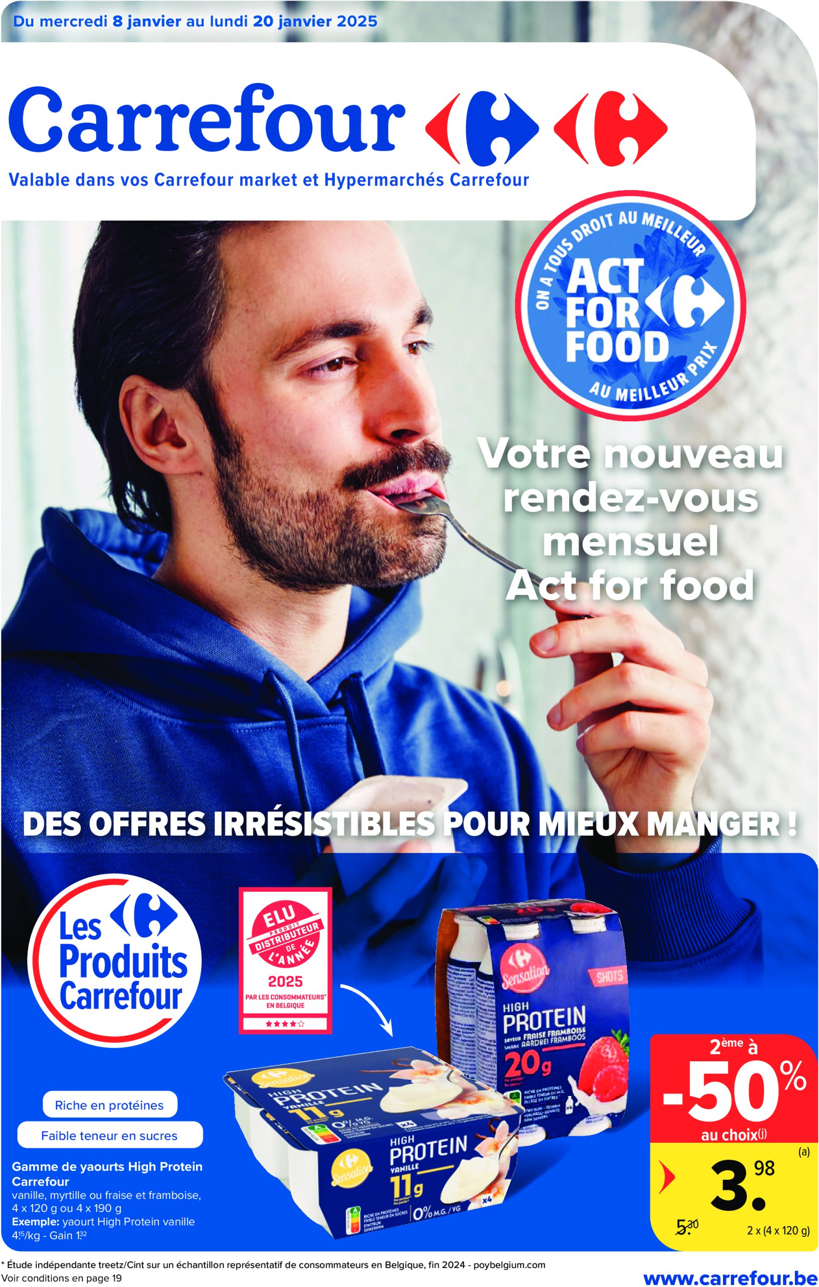 carrefour - Carrefour - Act for food folder geldig vanaf 08/01 - 20/01